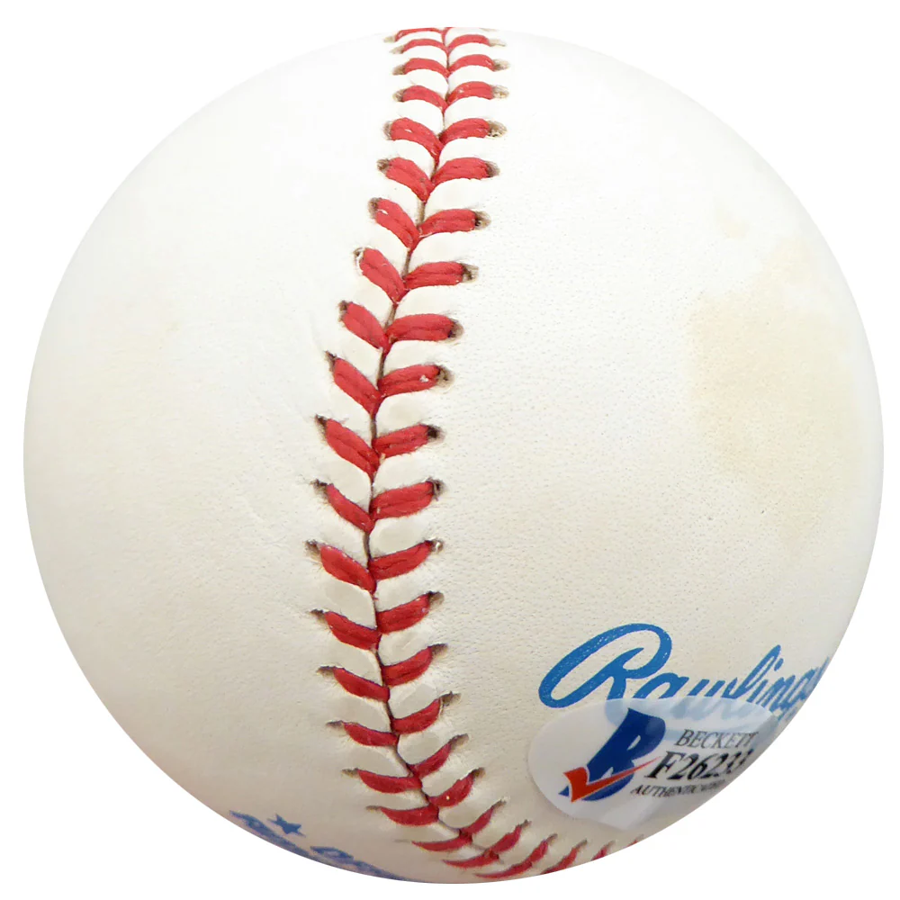 Hank Borowy Autographed Official AL Baseball New York Yankees, Chicago Cubs Beckett BAS #F26233 - Image 4