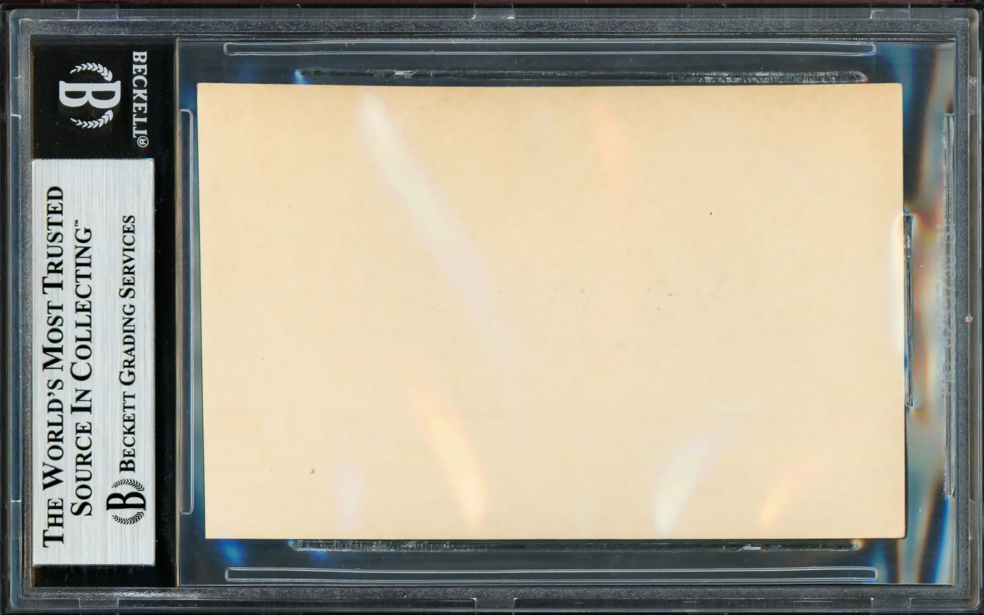 Hank Greenberg Autographed 2.5x3.5 Card Detroit Tigers Beckett BAS #18631251 - Image 2
