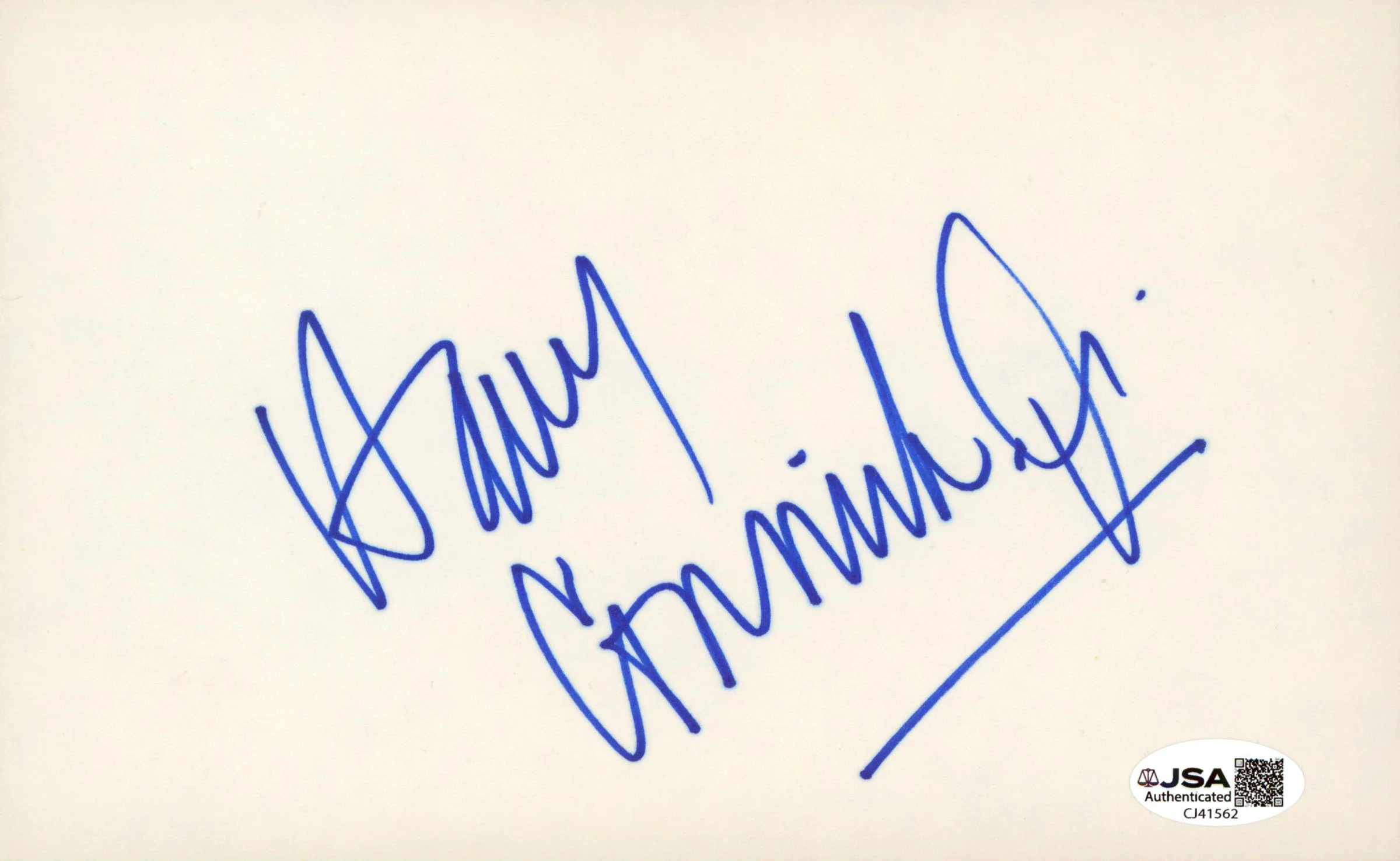 Harry Connick Jr. Hope Floats Authentic Signed 5x8 Cut Signature JSA #CJ41562 - Image 2