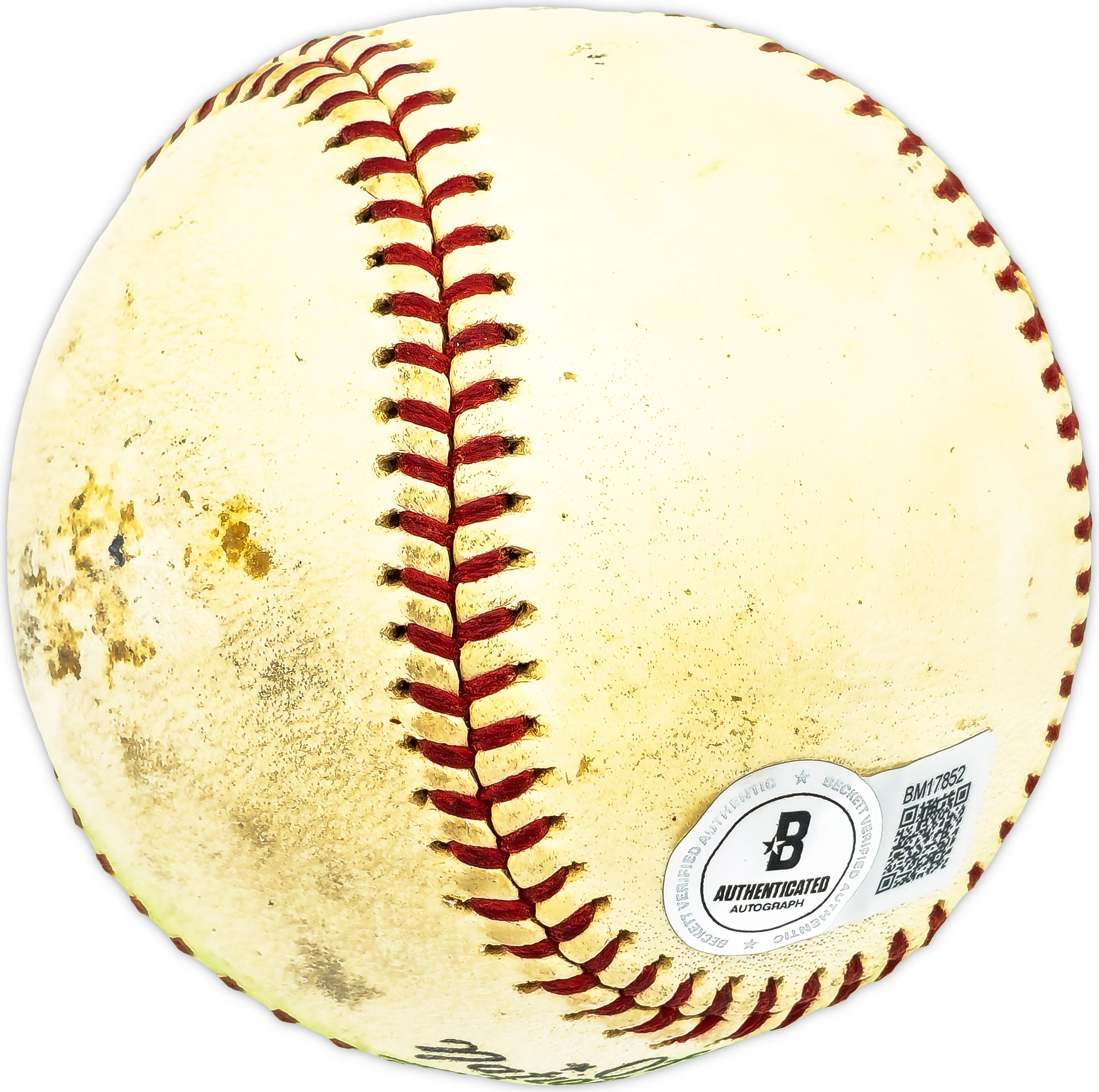 Harry Craft Autographed Official Giles NL Baseball Reds, Colt .45's "Best Wishes To Winnie" Beckett BAS QR #BM17852 - Image 4