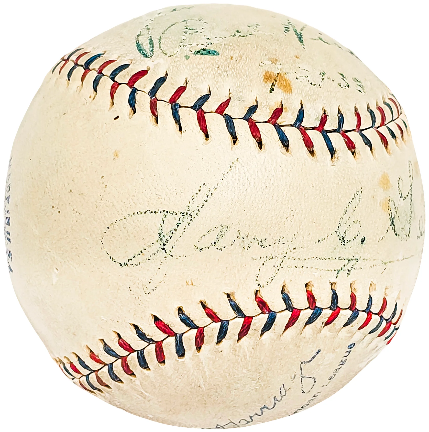 Harry Geisel Autographed Official AL Harridge Baseball MLB Umpire Vintage 1932 Signature PSA/DNA & Beckett BAS #AC56444 - Image 2