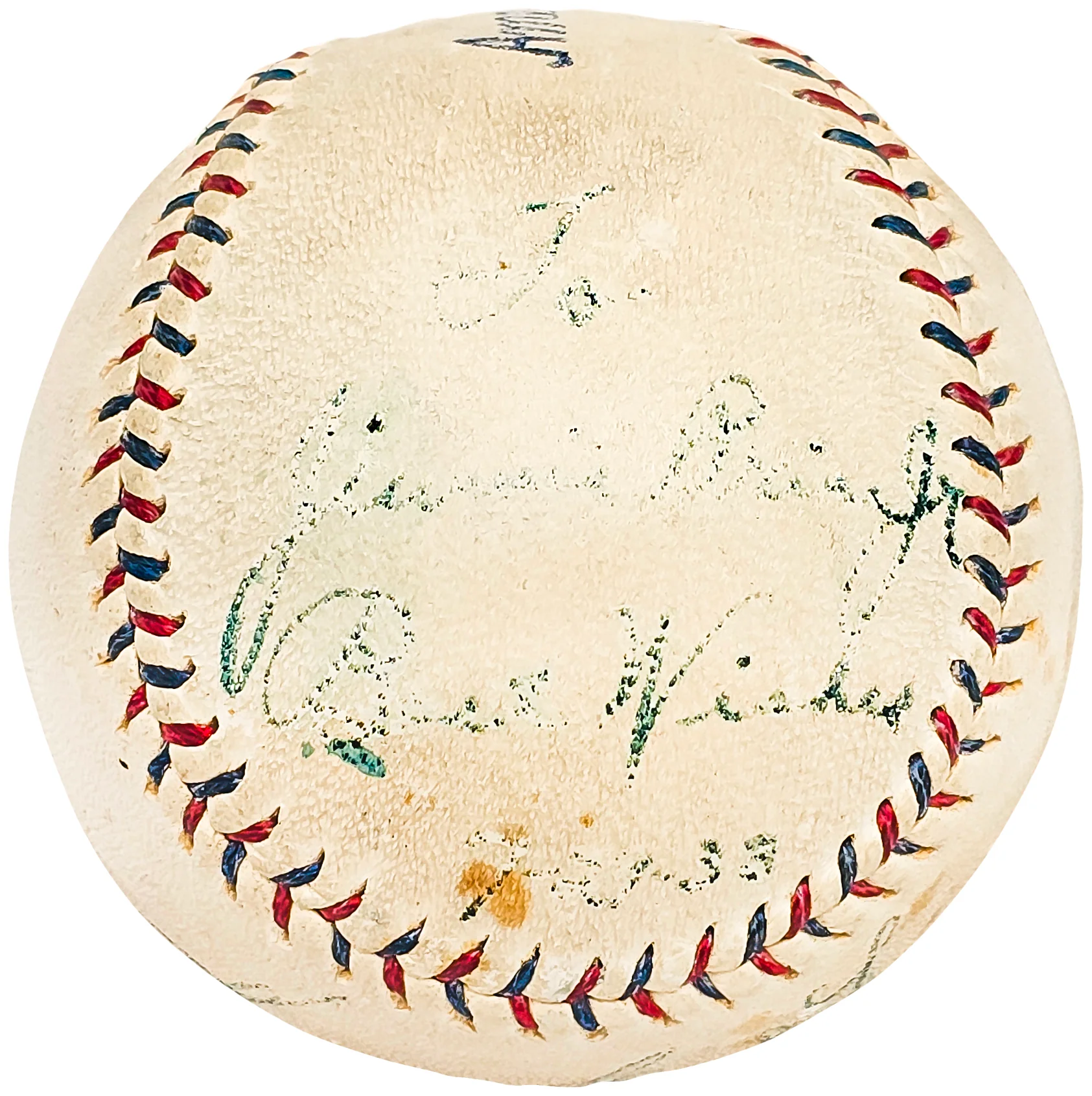 Harry Geisel Autographed Official AL Harridge Baseball MLB Umpire Vintage 1932 Signature PSA/DNA & Beckett BAS #AC56444 - Image 4