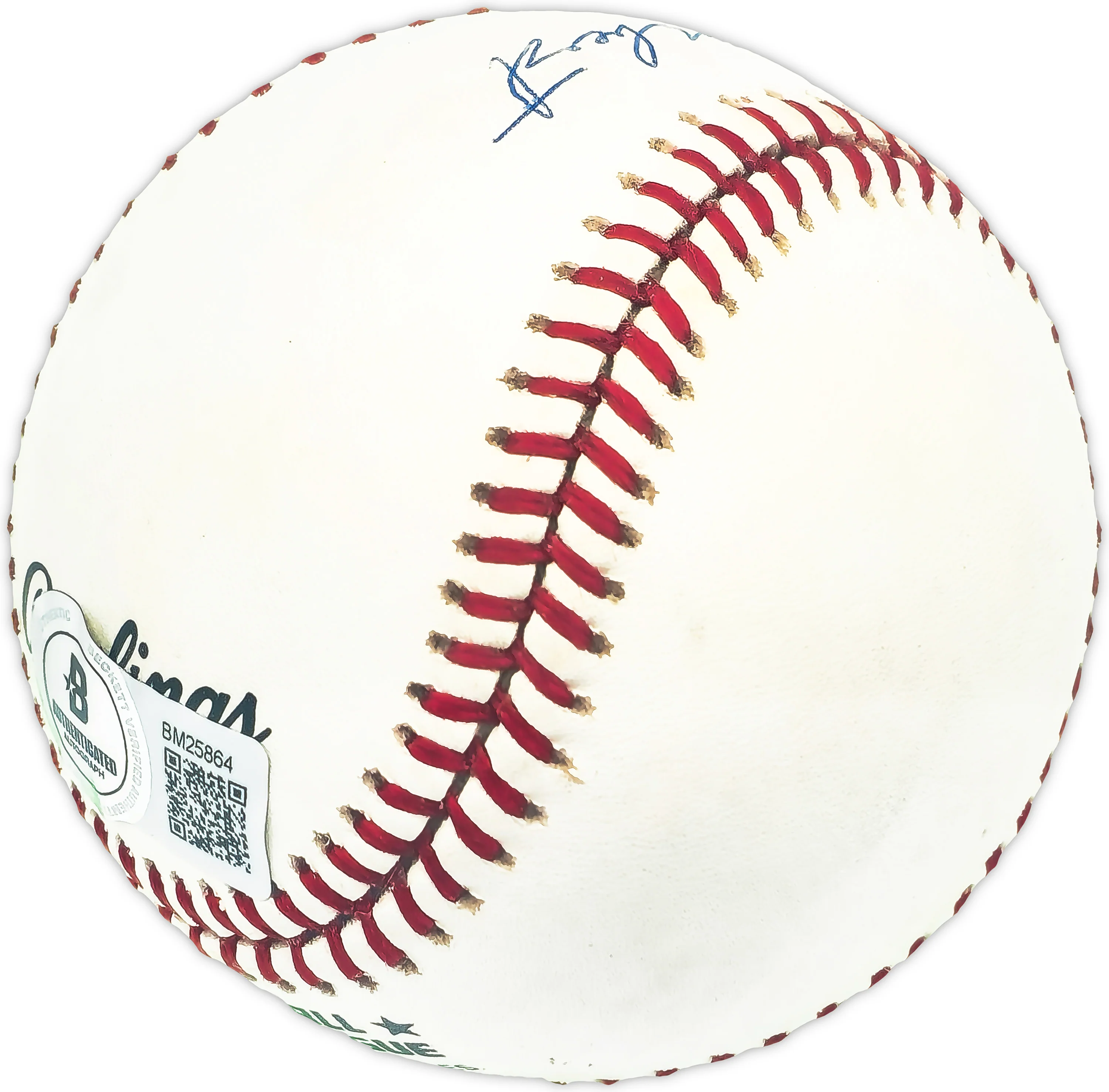 Harry Gumbert Autographed Official NL Baseball NY San Francisco Giants, Pittsburgh Pirates Beckett BAS QR #BM25864 - Image 3