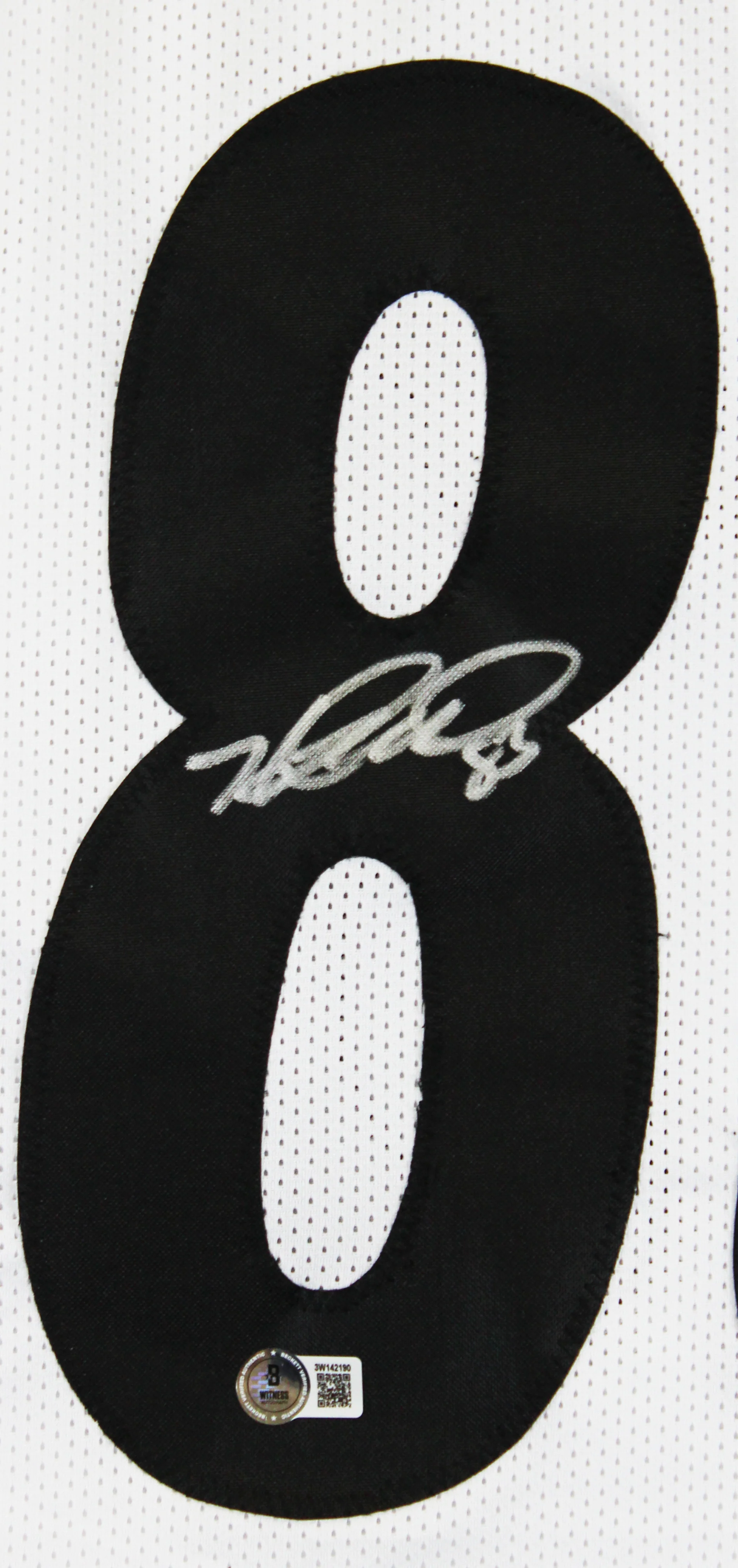 Heath Miller Authentic Signed White Pro Style Jersey Autographed BAS Witnessed - Image 3