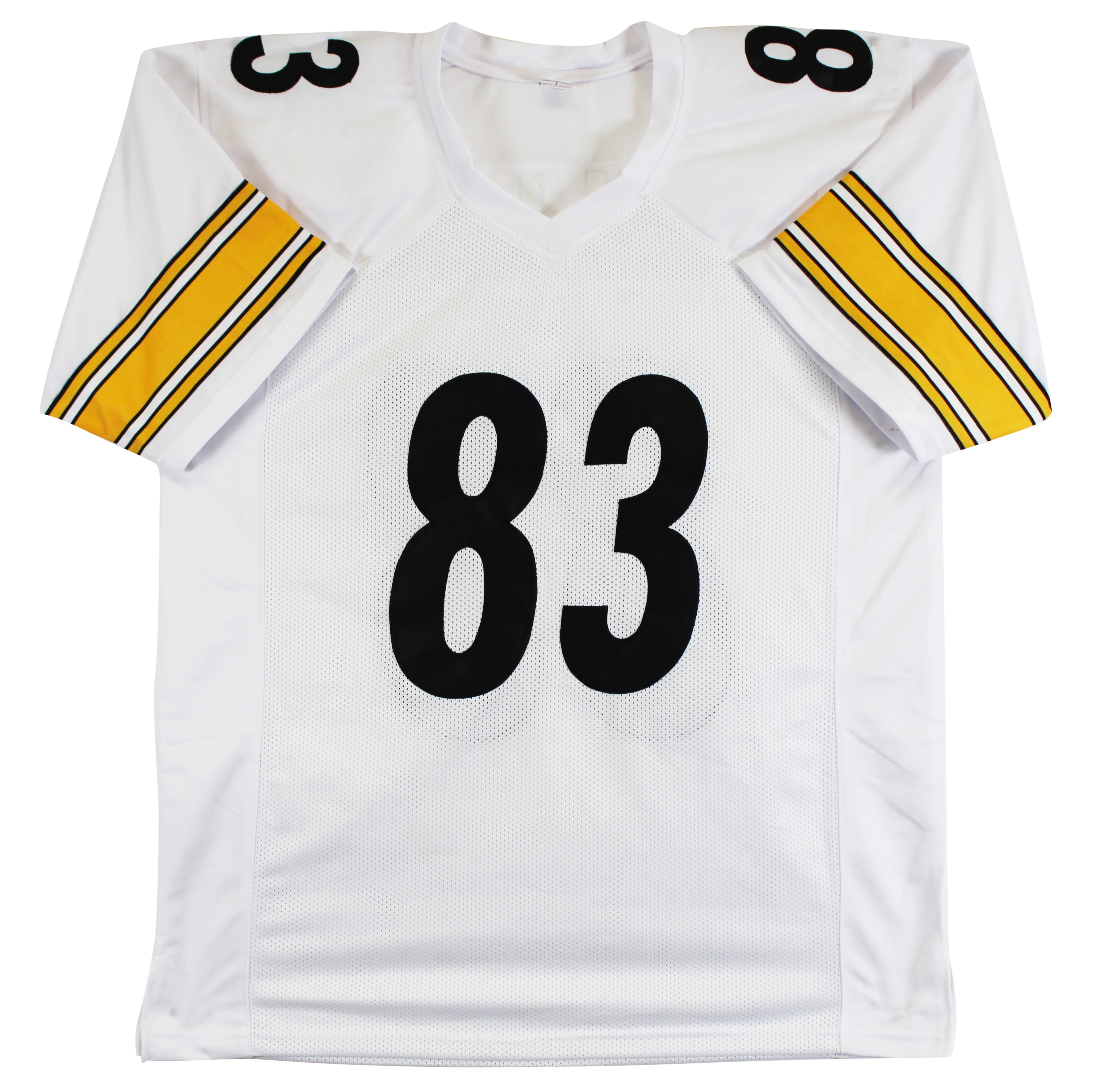 Heath Miller Authentic Signed White Pro Style Jersey Autographed BAS Witnessed - Image 4
