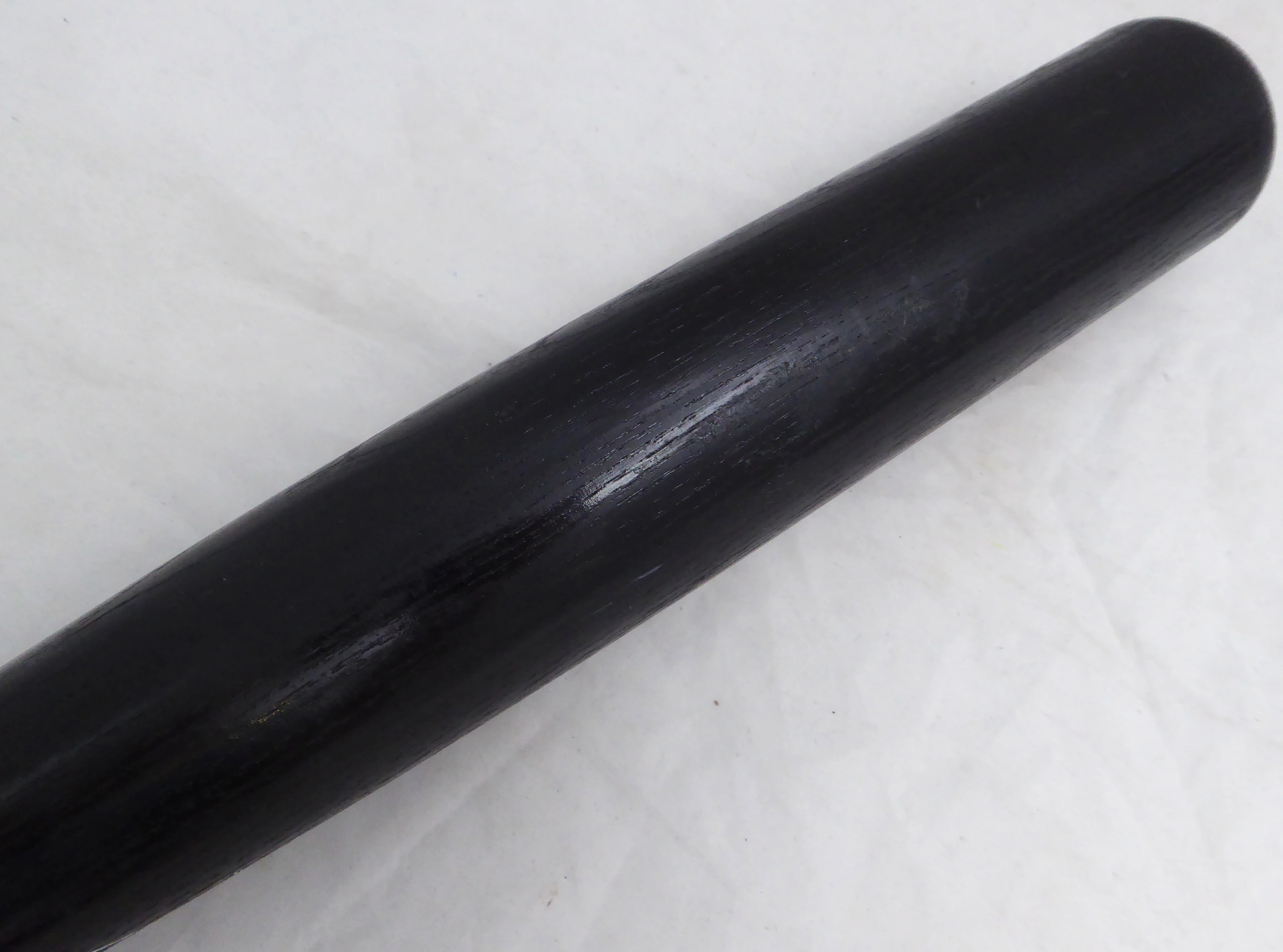 Henry Cotto Autographed Black Louisville Slugger Game Used Bat Seattle Mariners Light Use SKU #214071 - Image 5
