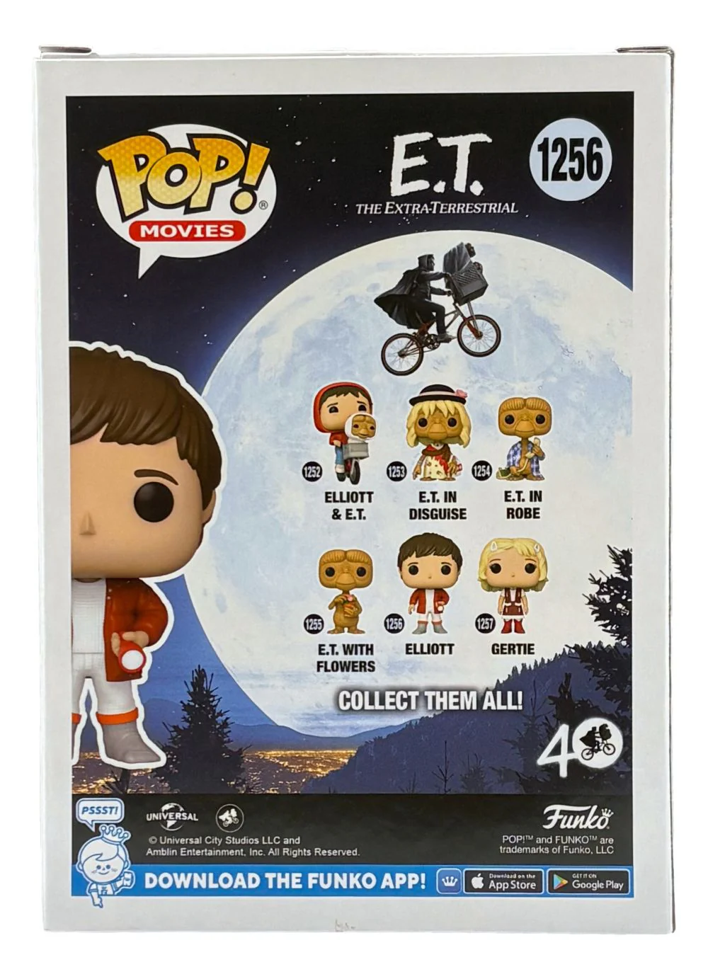 Henry Thomas Signed ET Funko Pop #1256 JSA - Image 3