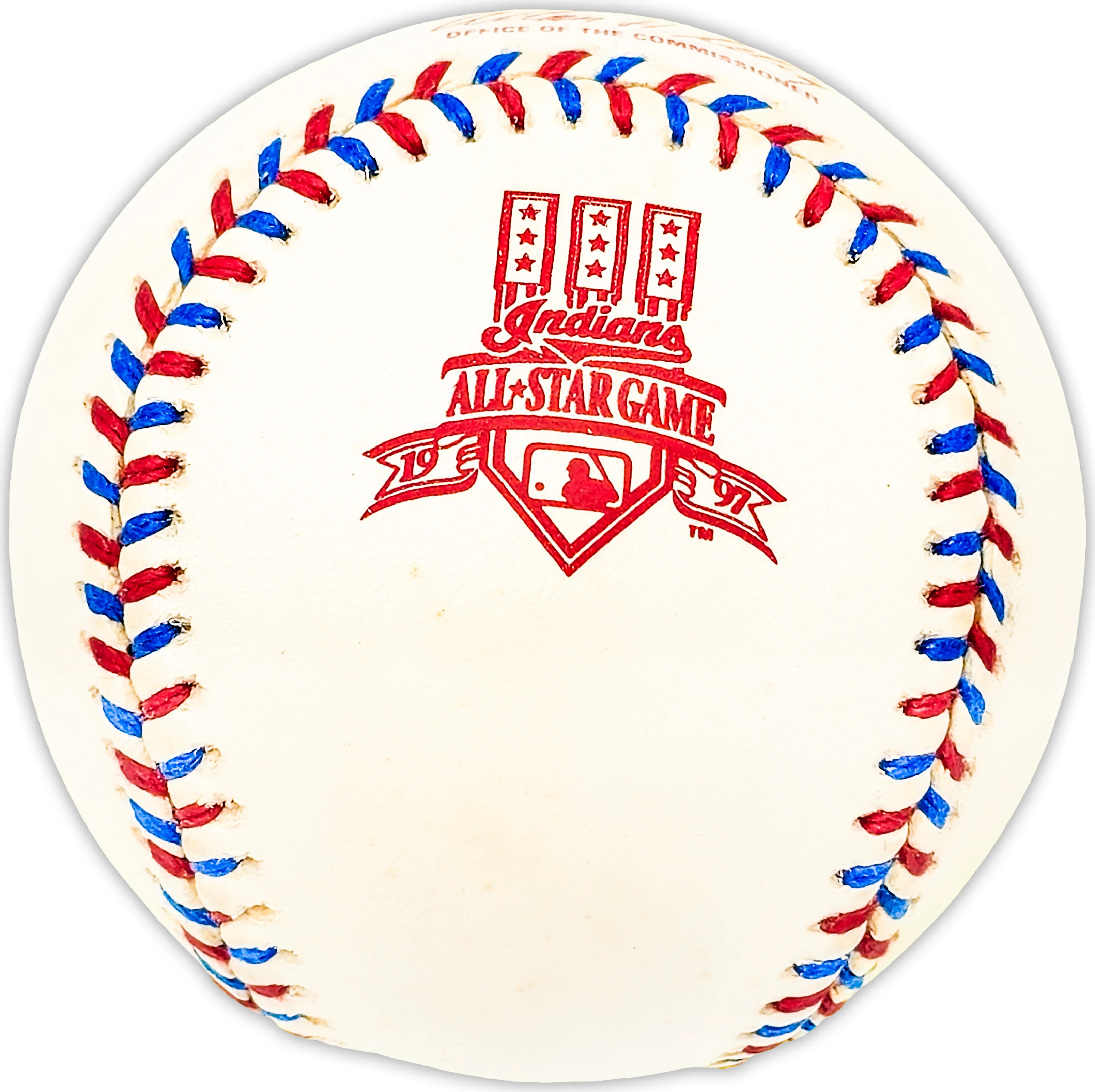 Herman Reich Autographed Official 1997 All Star Game Logo Baseball Chicago Cubs "Cubs '49" Beckett BAS QR #BM25405 - Image 3