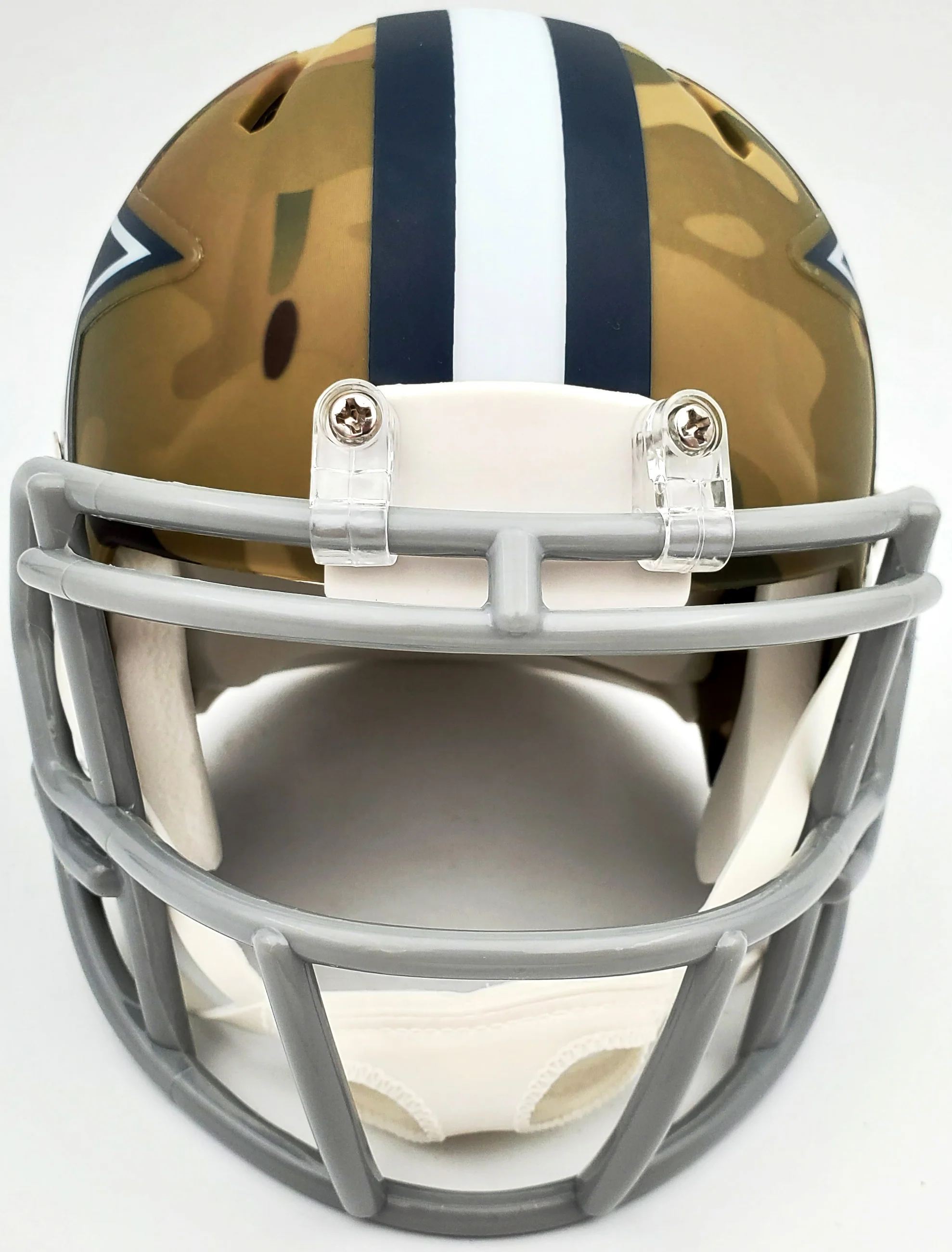 Herschel Walker Autographed Dallas Cowboys Camo Speed Mini Helmet Beckett BAS Stock #185954 - Image 5