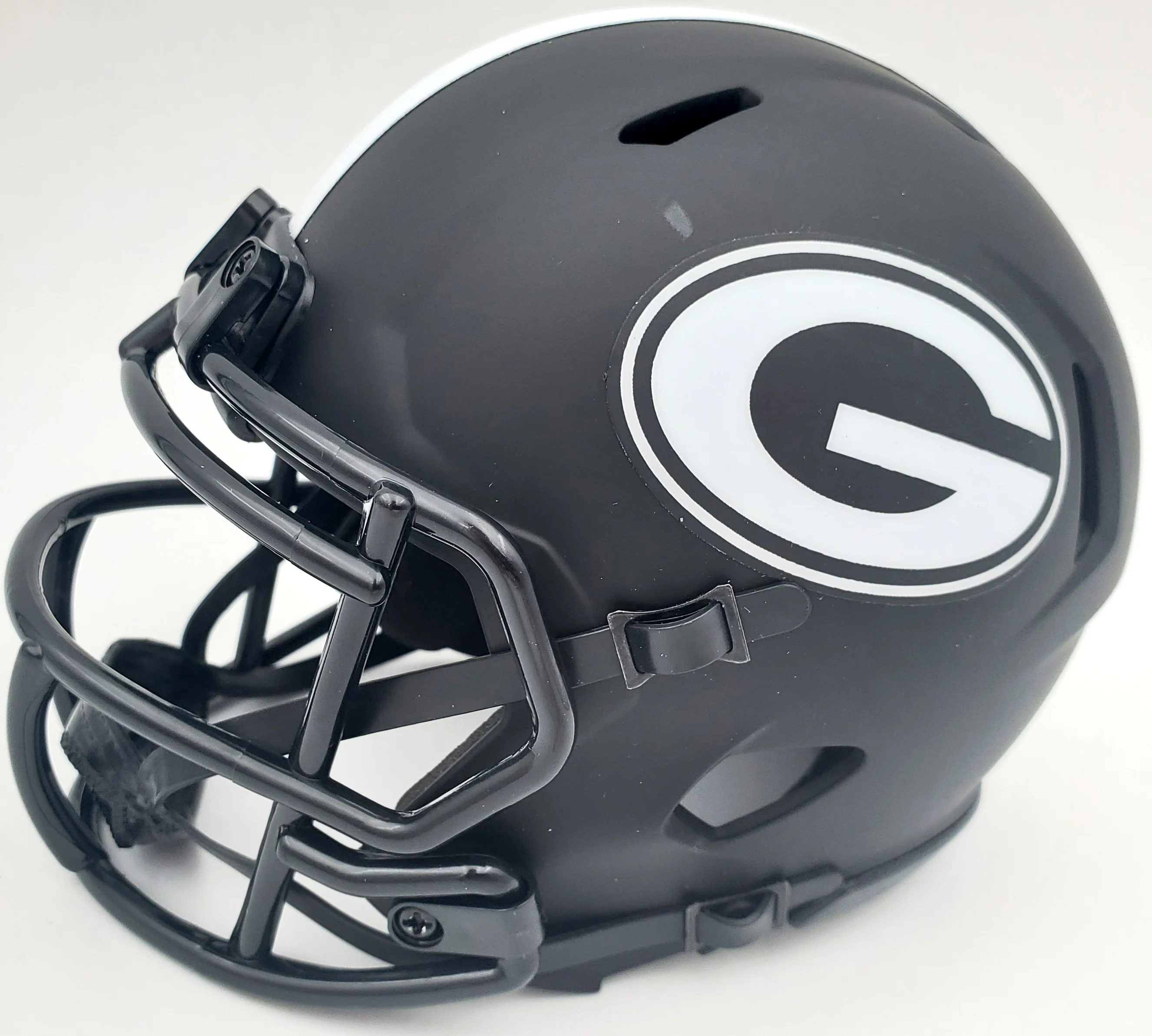 Herschel Walker Autographed Georgia Bulldogs Eclipse Black Speed Mini Helmet Beckett BAS Stock #185877 - Image 4