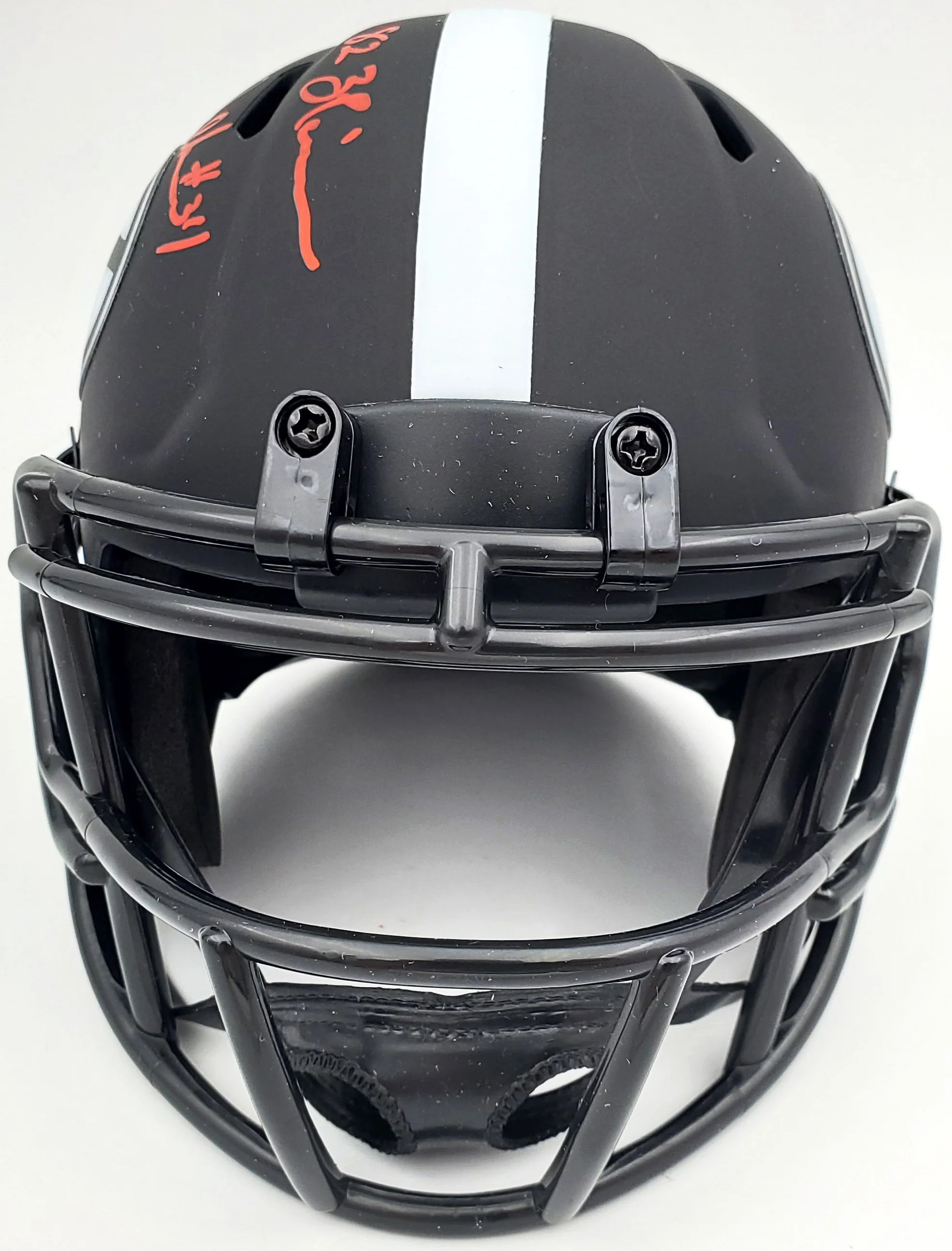 Herschel Walker Autographed Georgia Bulldogs Eclipse Black Speed Mini Helmet "Heisman 82" Beckett BAS Stock #185959 - Image 5