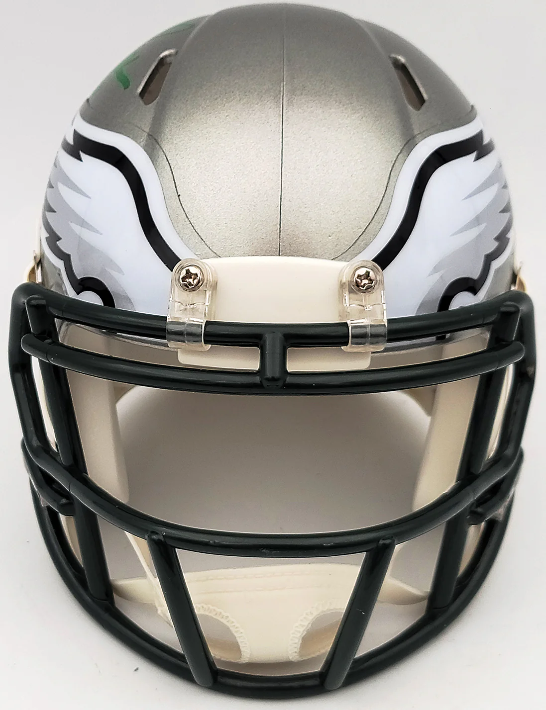 Herschel Walker Autographed Philadelphia Eagles Flash Silver Speed Mini Helmet Beckett BAS QR Stock #202147 - Image 5