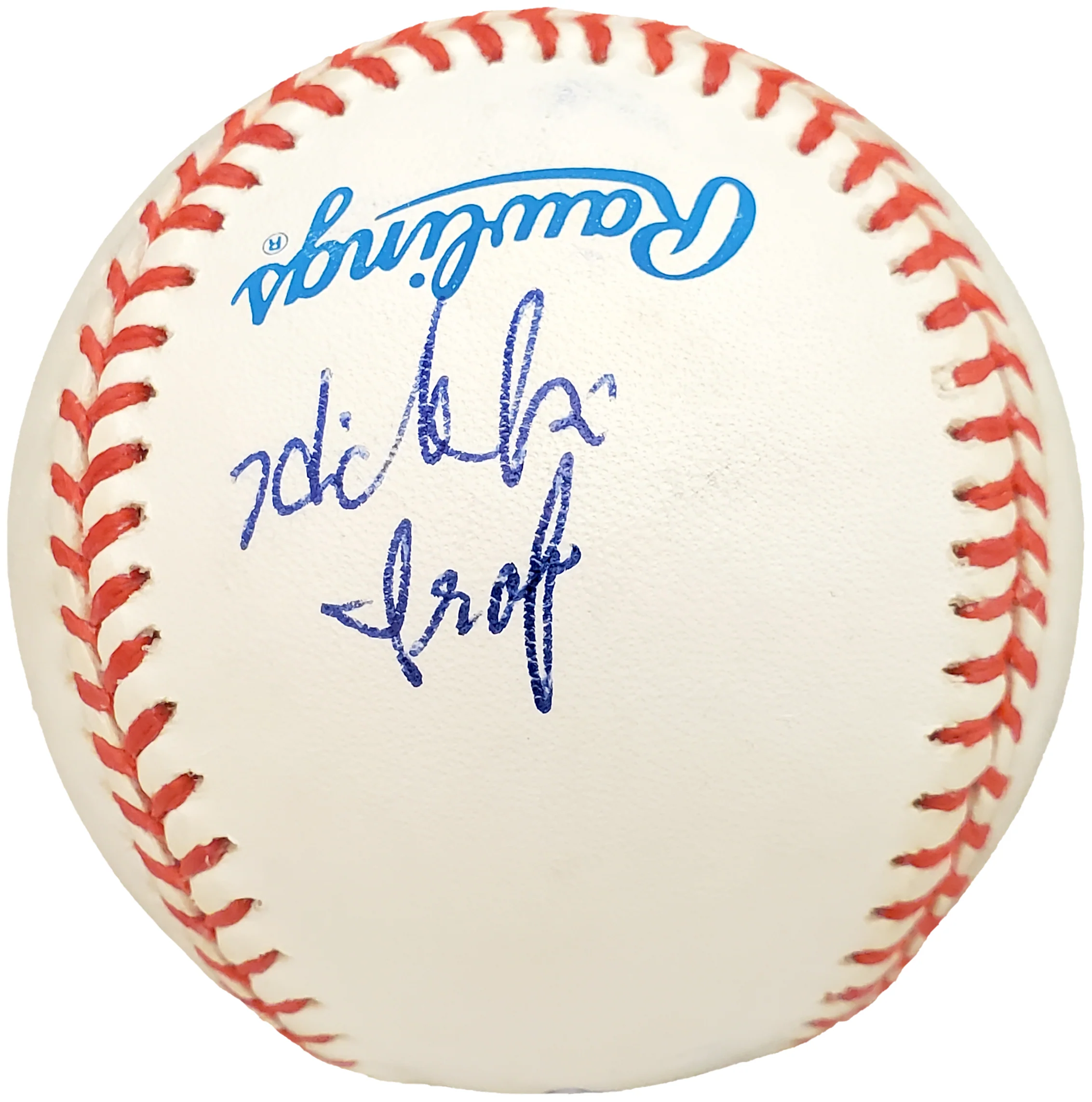 Hideki Irabu & Mac Suzuki Autographed Official AL Baseball 1st Matchup of Japanese Pitchers "5/7/1999" Beckett BAS #X12662 - Image 2