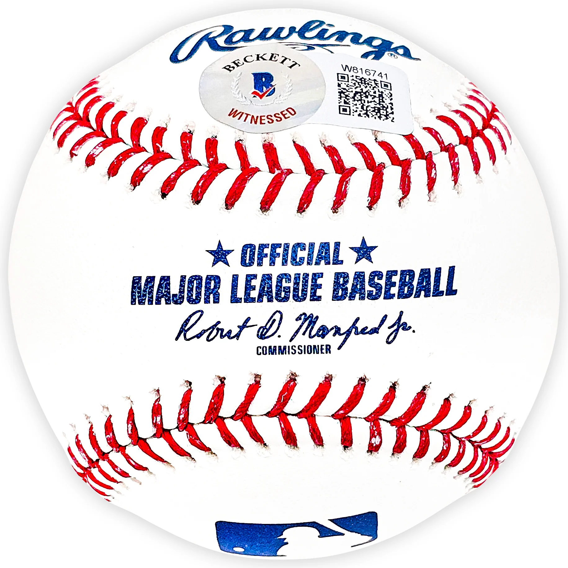 Hideki Matsui Autographed Official MLB Baseball New York Yankees Beckett BAS Witness Stock #220464 - Image 3