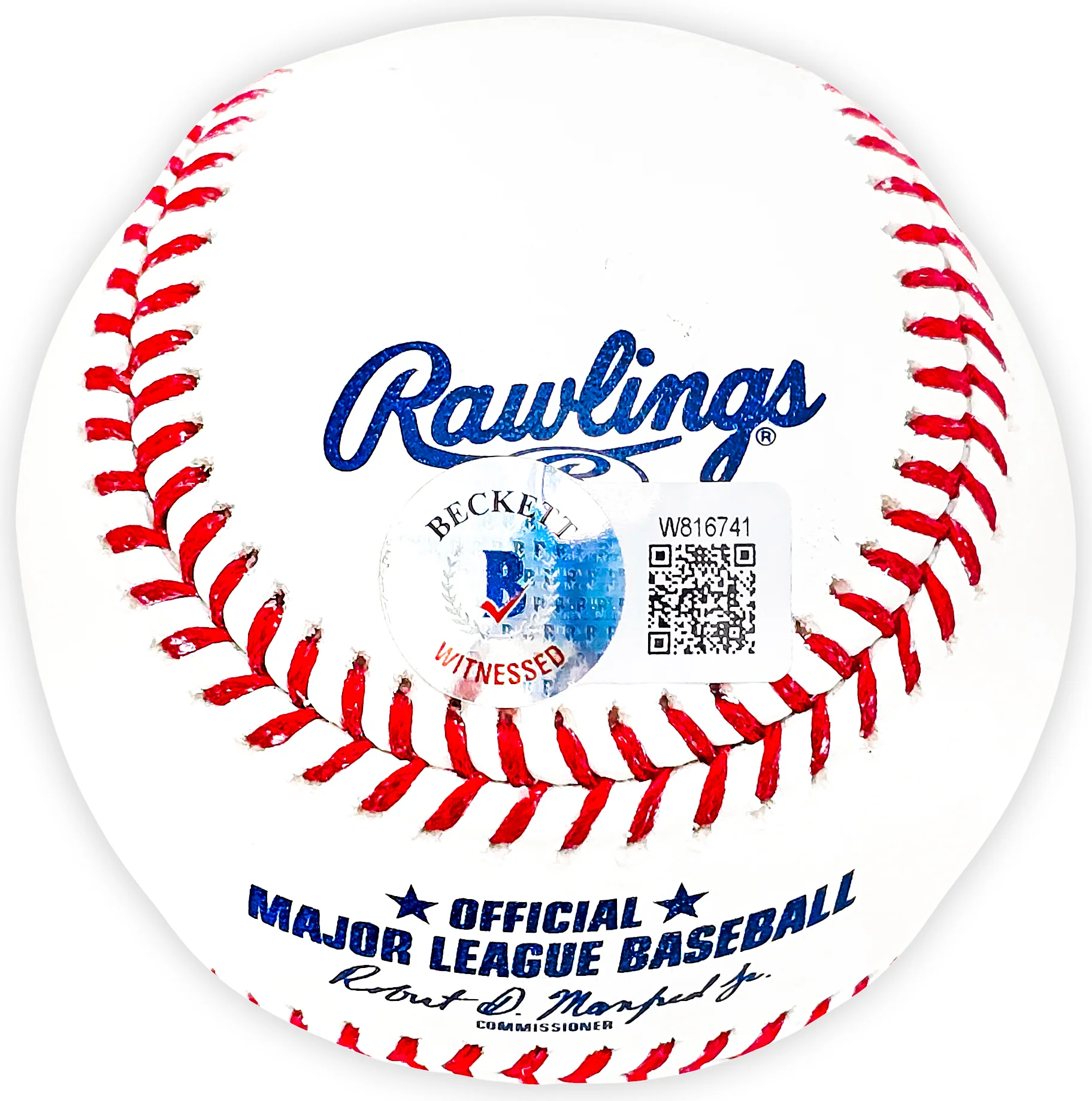 Hideki Matsui Autographed Official MLB Baseball New York Yankees Beckett BAS Witness Stock #220464 - Image 4