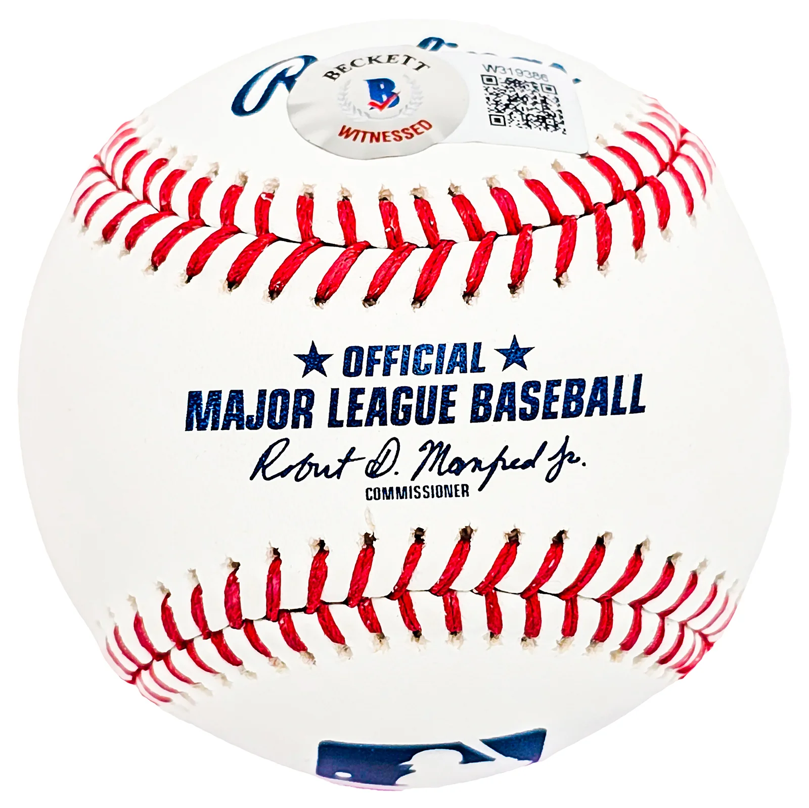 Hideki Matsui Autographed Official MLB Baseball New York Yankees "Godzilla" Beckett BAS Witness Stock #212247 - Image 3