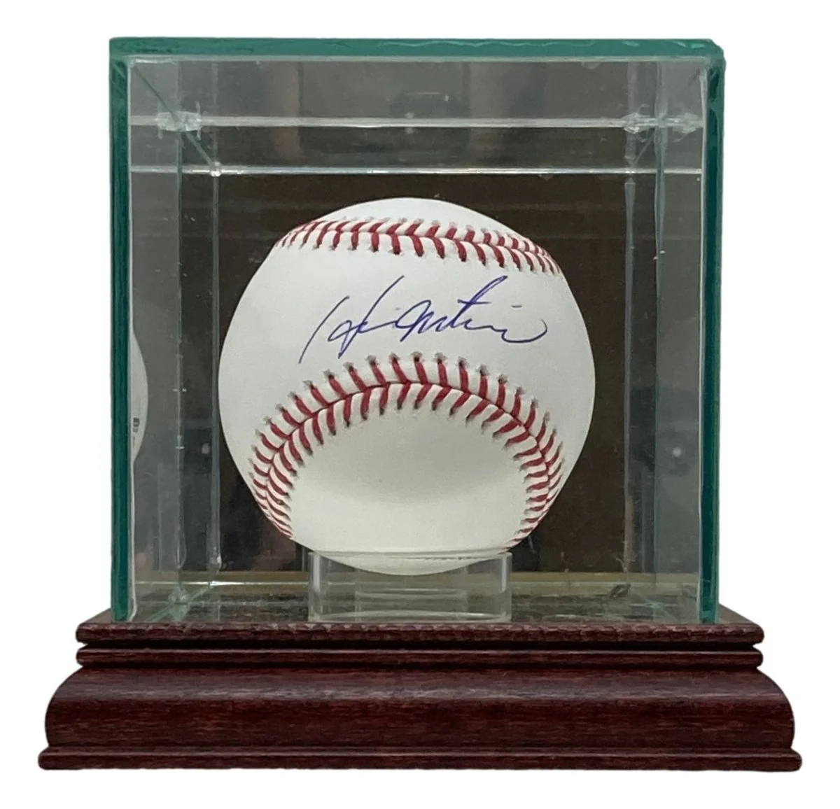 Hideki Matsui New York Yankees Signed Rawlings Official MLB Baseball BAS w/ Case