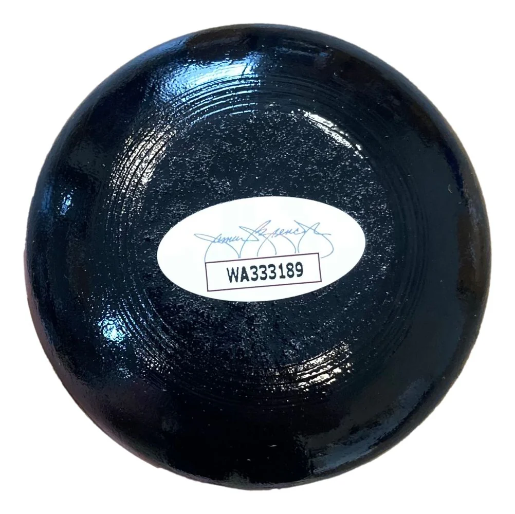 Hideki Matsui Yankees Signed In Kenji Black Rawlings Baseball Bat 09 WS MVP JSA - Image 3