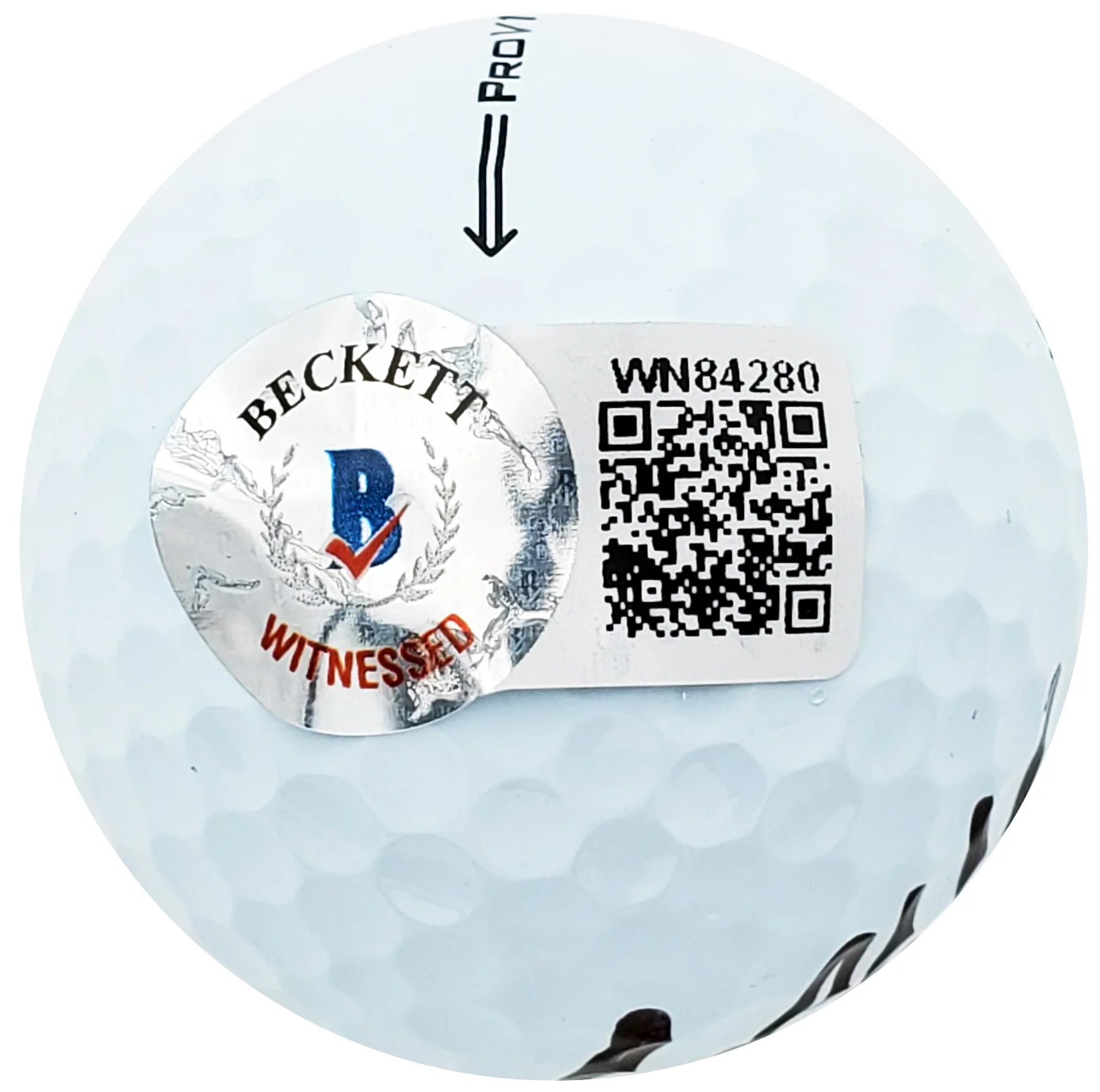 Hideki Matsuyama & Lee Elder Autographed Titleist Masters Logo Golf Ball Beckett BAS QR Stock #197453 - Image 5