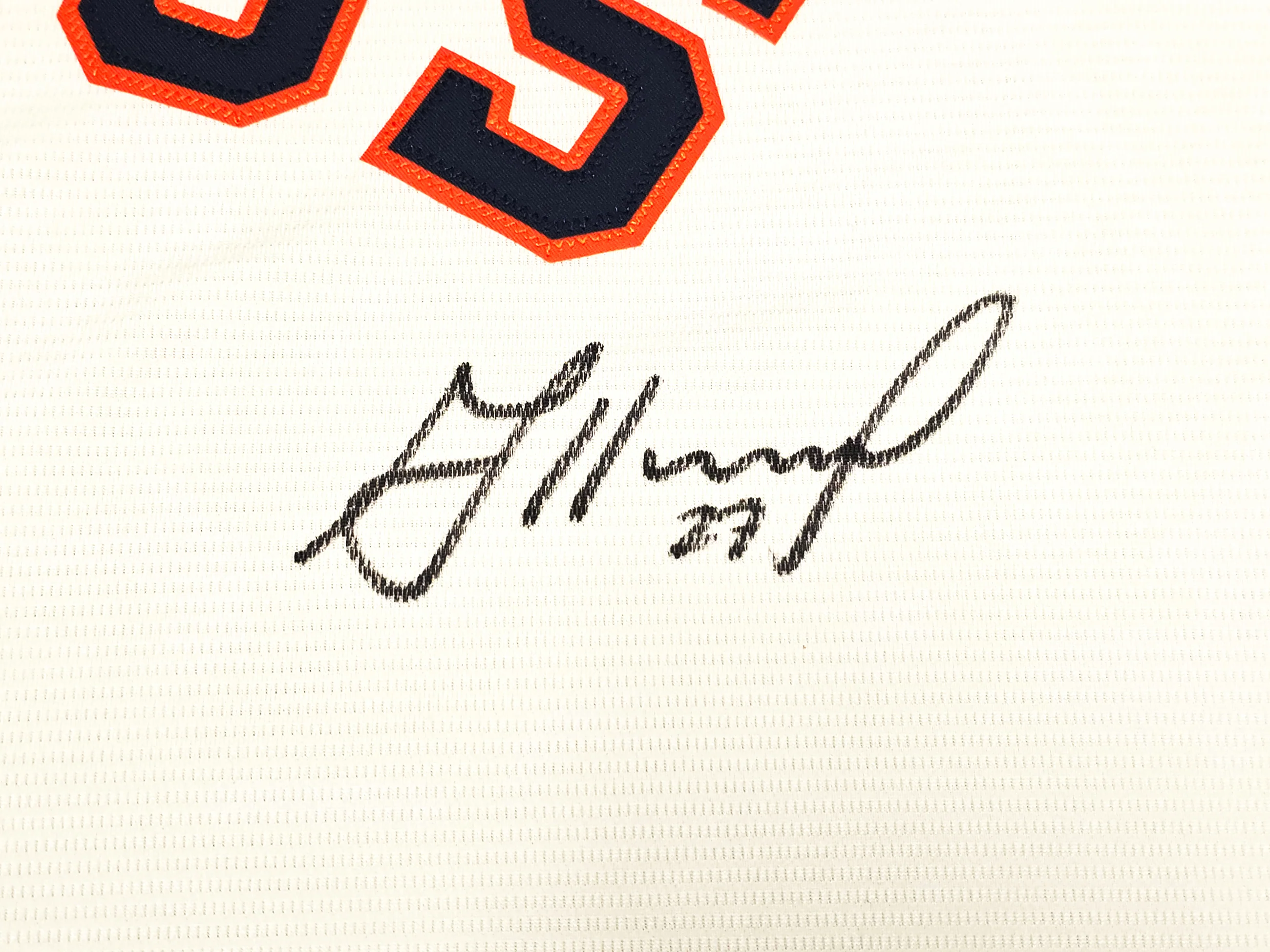 Houston Astros 2022 World Series Champion Autographed White Nike Jersey Size XL With 14 Signatures Including Jose Altuve & Yordan Alvarez Beckett BAS Witness Stock #220889 - Image 4