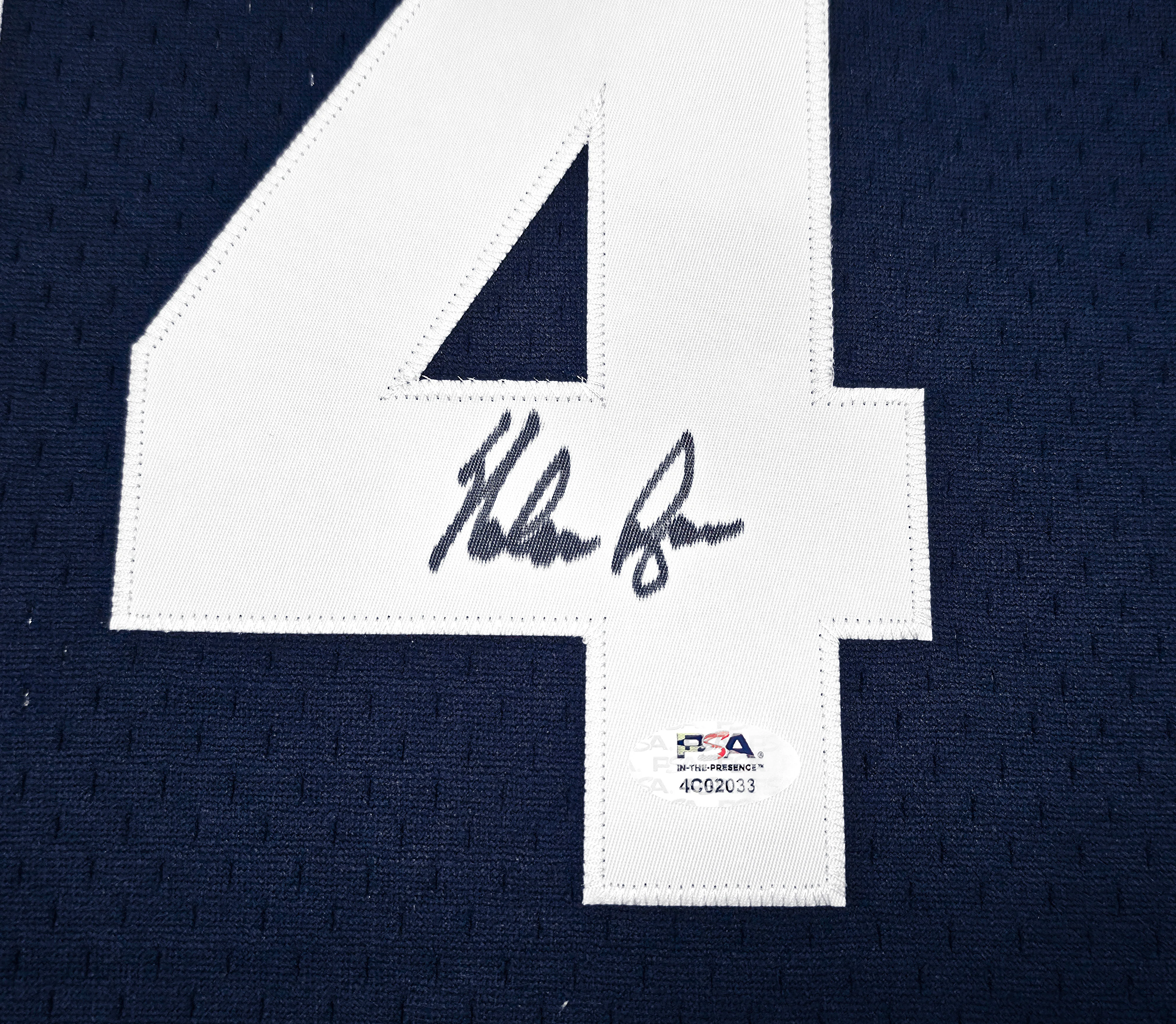 Houston Astros Nolan Ryan Autographed Blue Authentic Mitchell & Ness Cooperstown Authentic Collection Jersey Size 44 PSA/DNA ITP Stock #251009 - Image 4