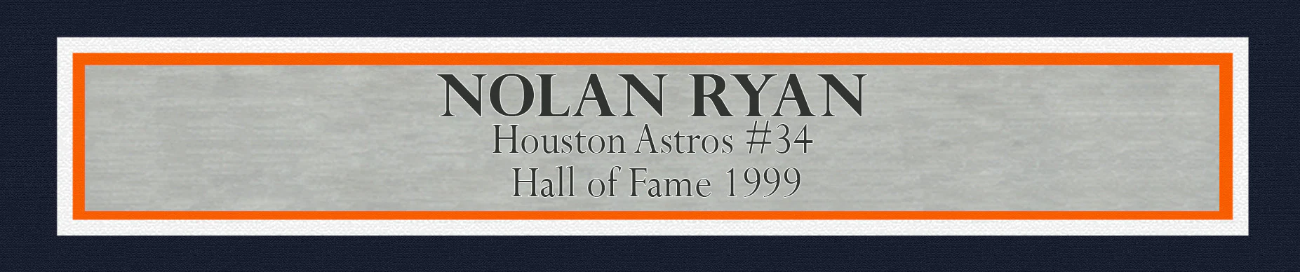 Houston Astros Nolan Ryan Autographed Framed White Nike Cooperstown Authentic Collection Jersey Beckett BAS QR Stock #241398 - Image 4