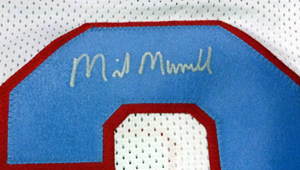Houston Oilers Mike Munchak Autographed White Jersey "HOF 2001" PSA/DNA Stock #94446 - Image 3