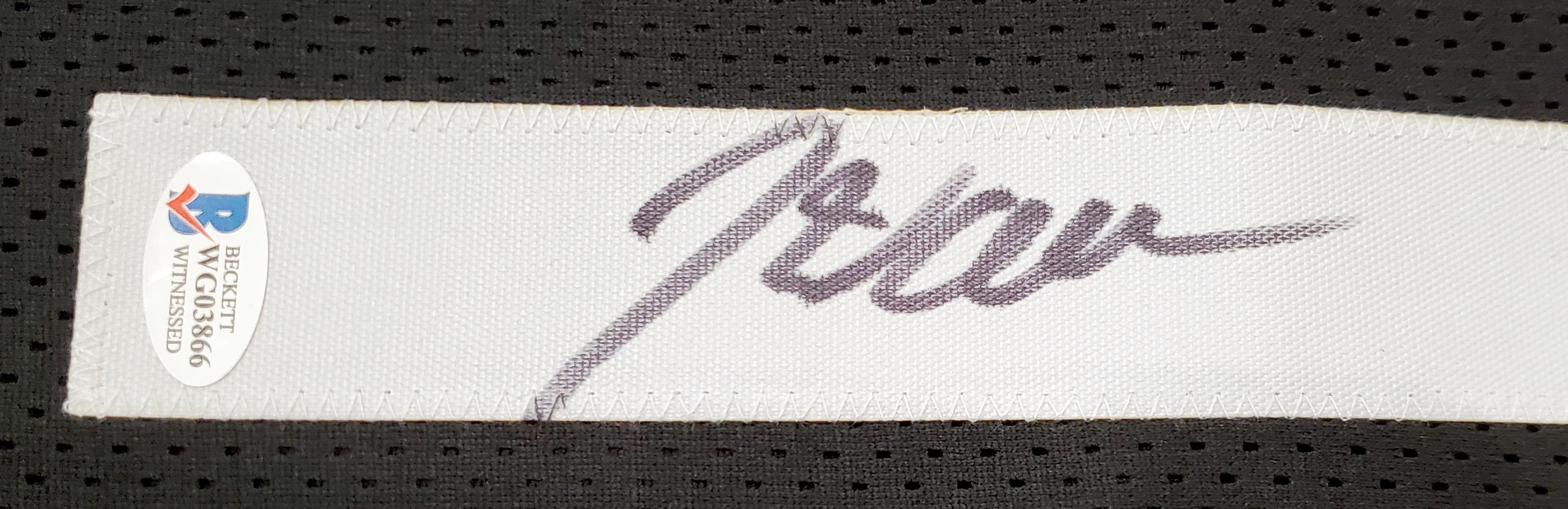 Houston Rockets John Wall Autographed Black Jersey Beckett BAS Stock #189808 - Image 2