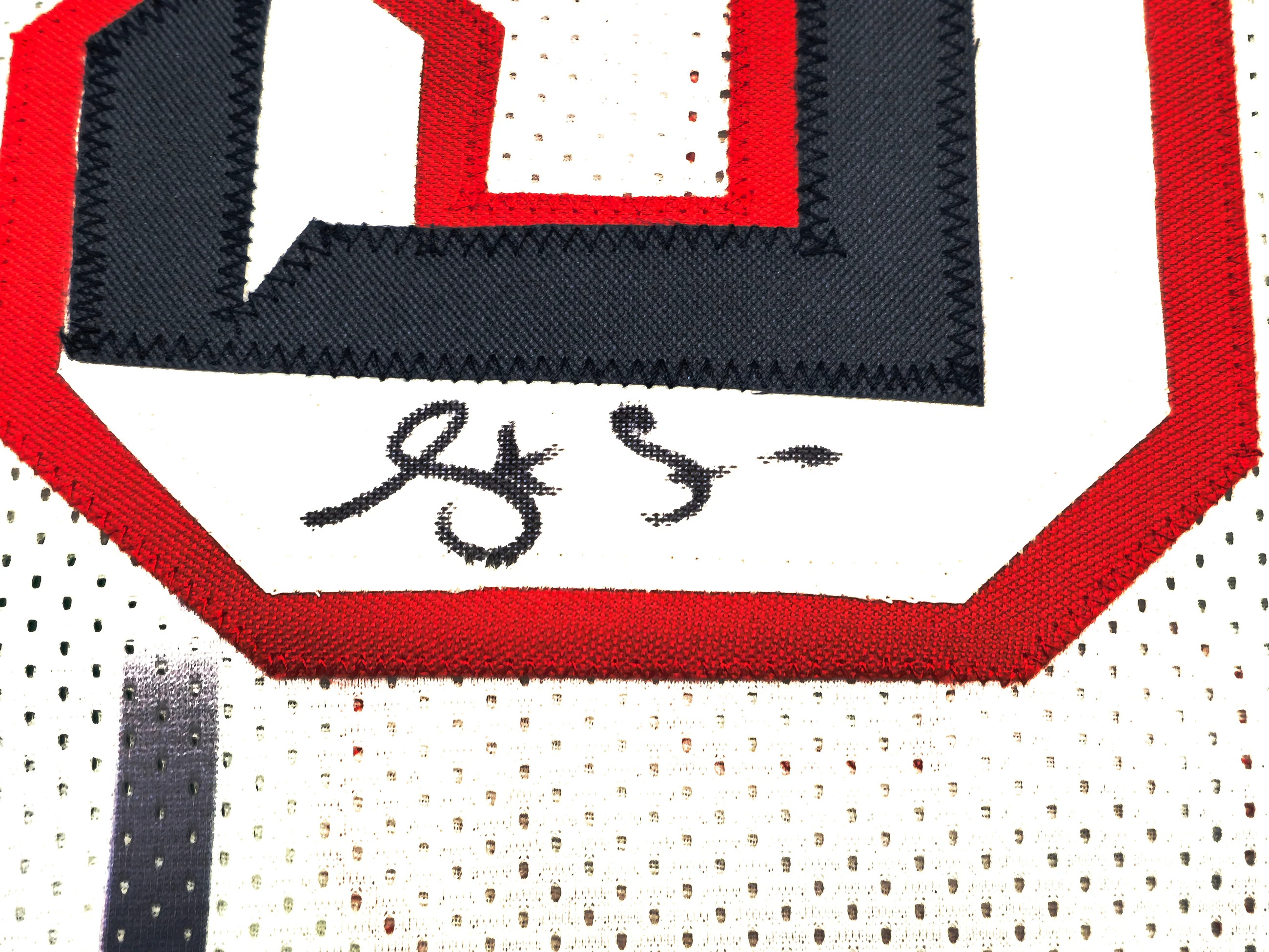 Houston Rockets Steve Francis Autographed White Jersey JSA Stock #228969 - Image 4