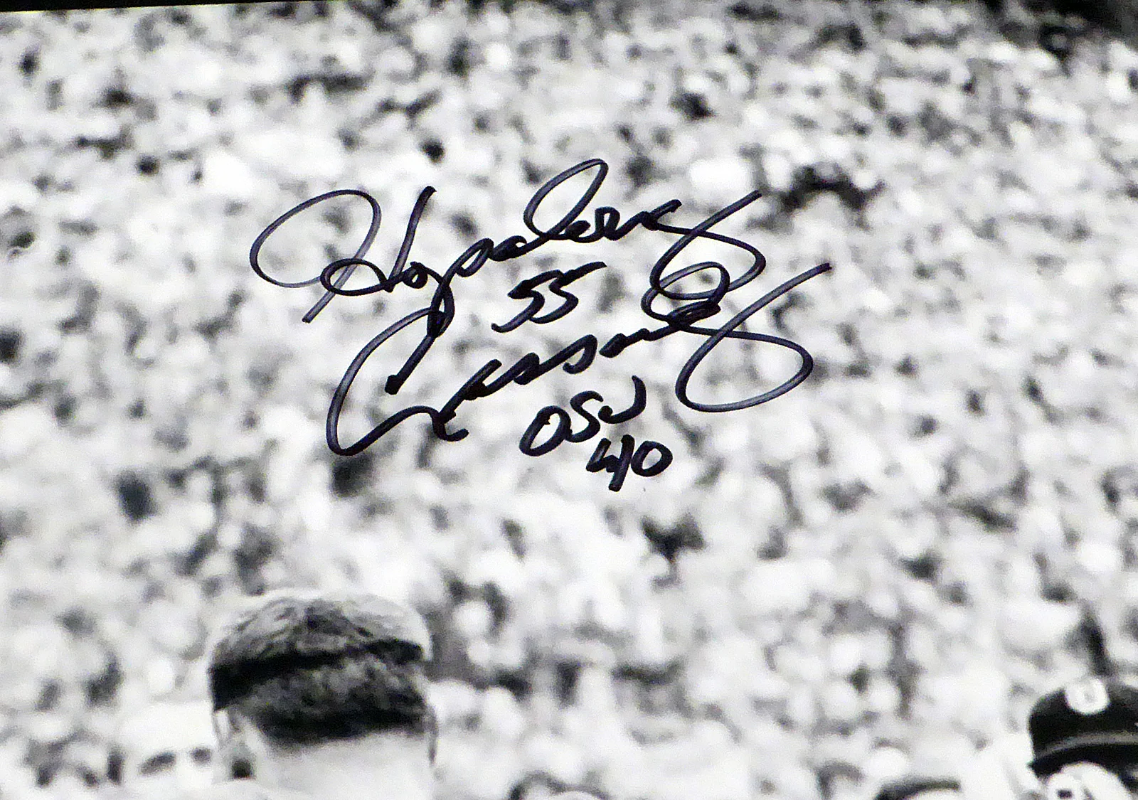 Howard "Hopalong" Cassady Autographed 16x20 Photo Ohio State Buckeyes "OSU" Beckett BAS Stock #179079 - Image 2