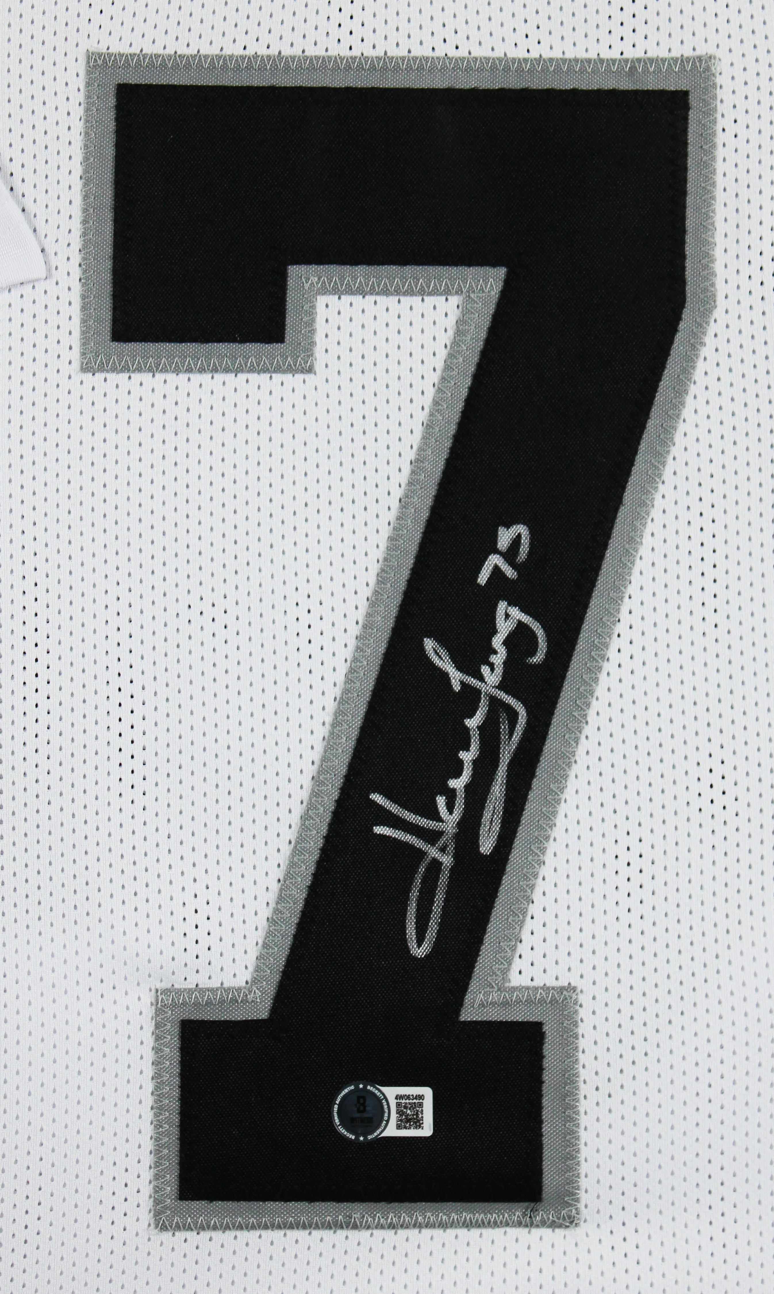 Howie Long Authentic Signed White Pro Style Framed Jersey BAS Witnessed - Image 3