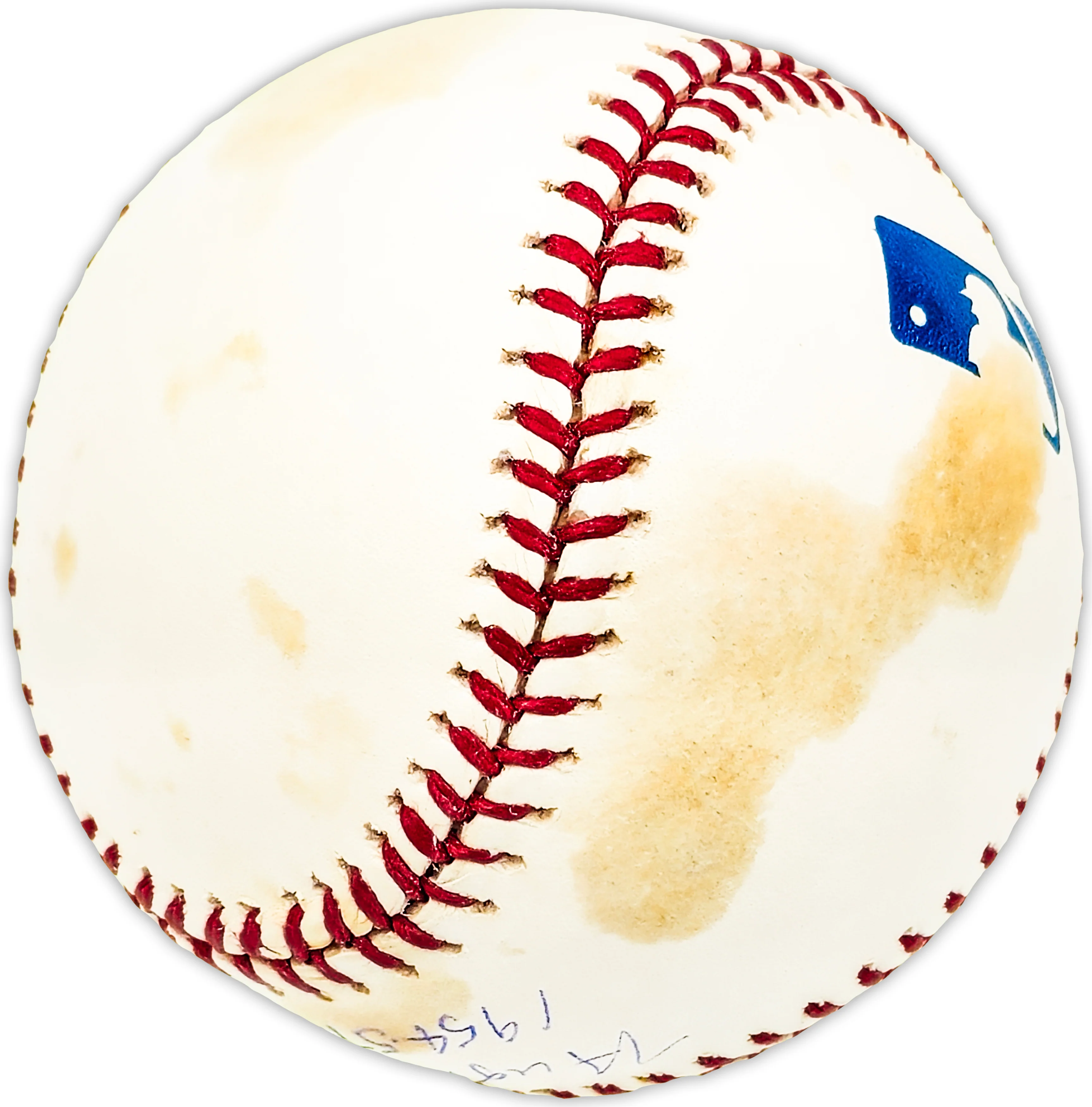 Hugh Laurin Pepper Autographed Official MLB Baseball Pittsburgh Pirates "1954-57 Pirates" Beckett BAS QR #BM25064 - Image 4