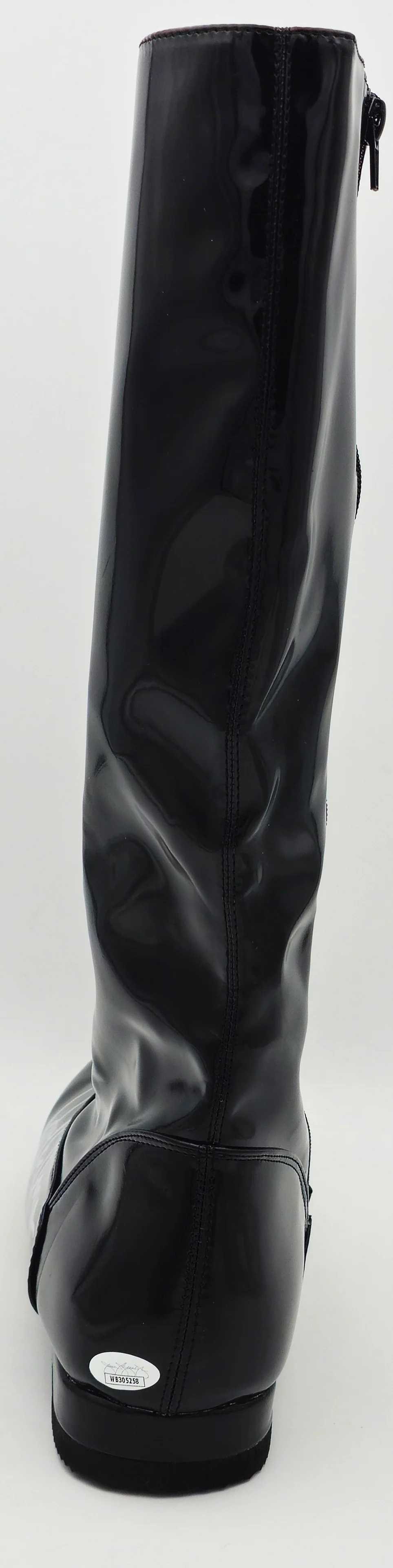 Hulk Hogan Autographed Black Left Foot Boot Shoes WWE JSA Stock #237070 - Image 4