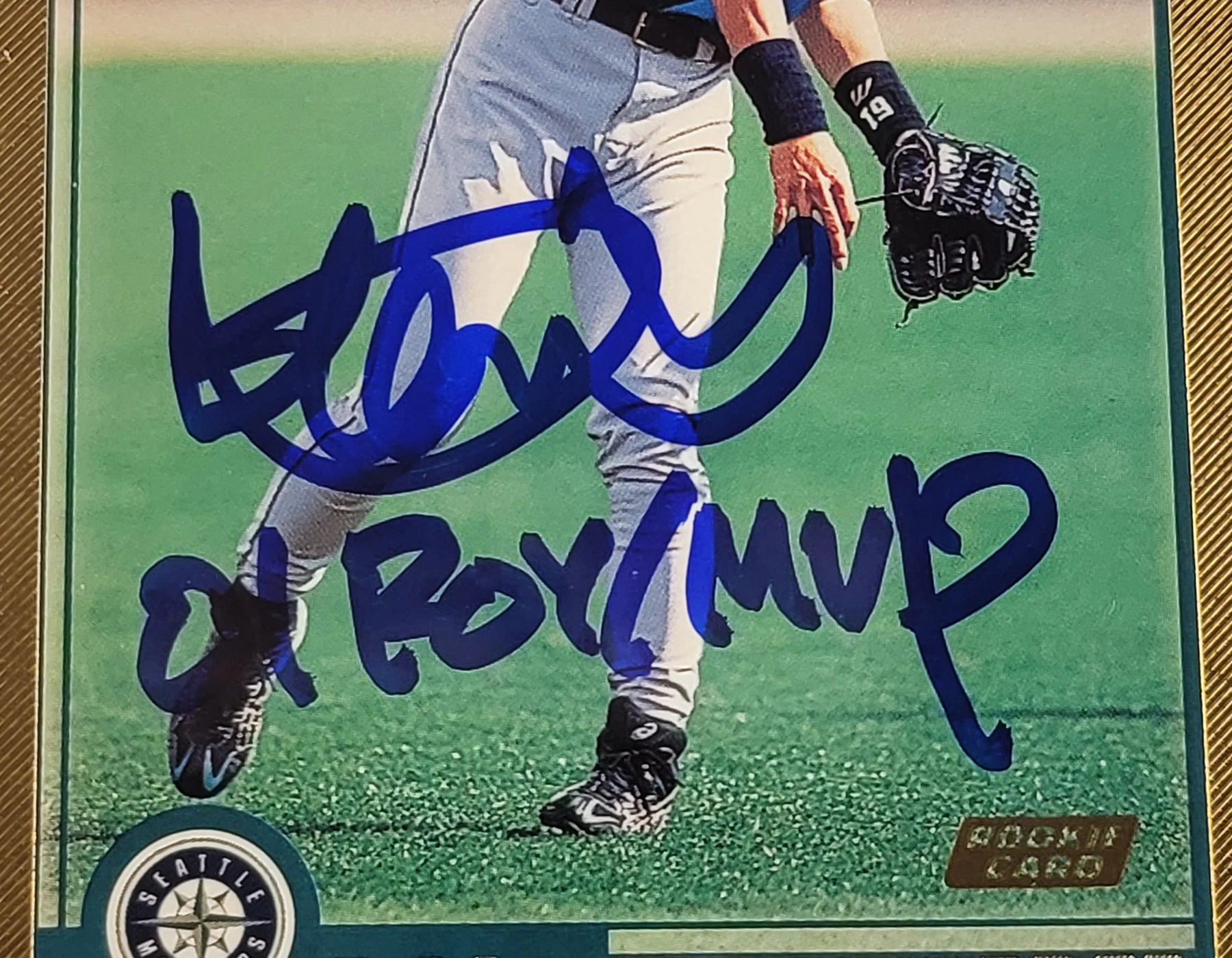 Ichiro Suzuki Autographed 2001 Topps Gold Rookie Card #726 Seattle Mariners PSA 8.5 Auto Grade Gem Mint 10 "01 ROY MVP" PSA/DNA #63680063 - Image 3