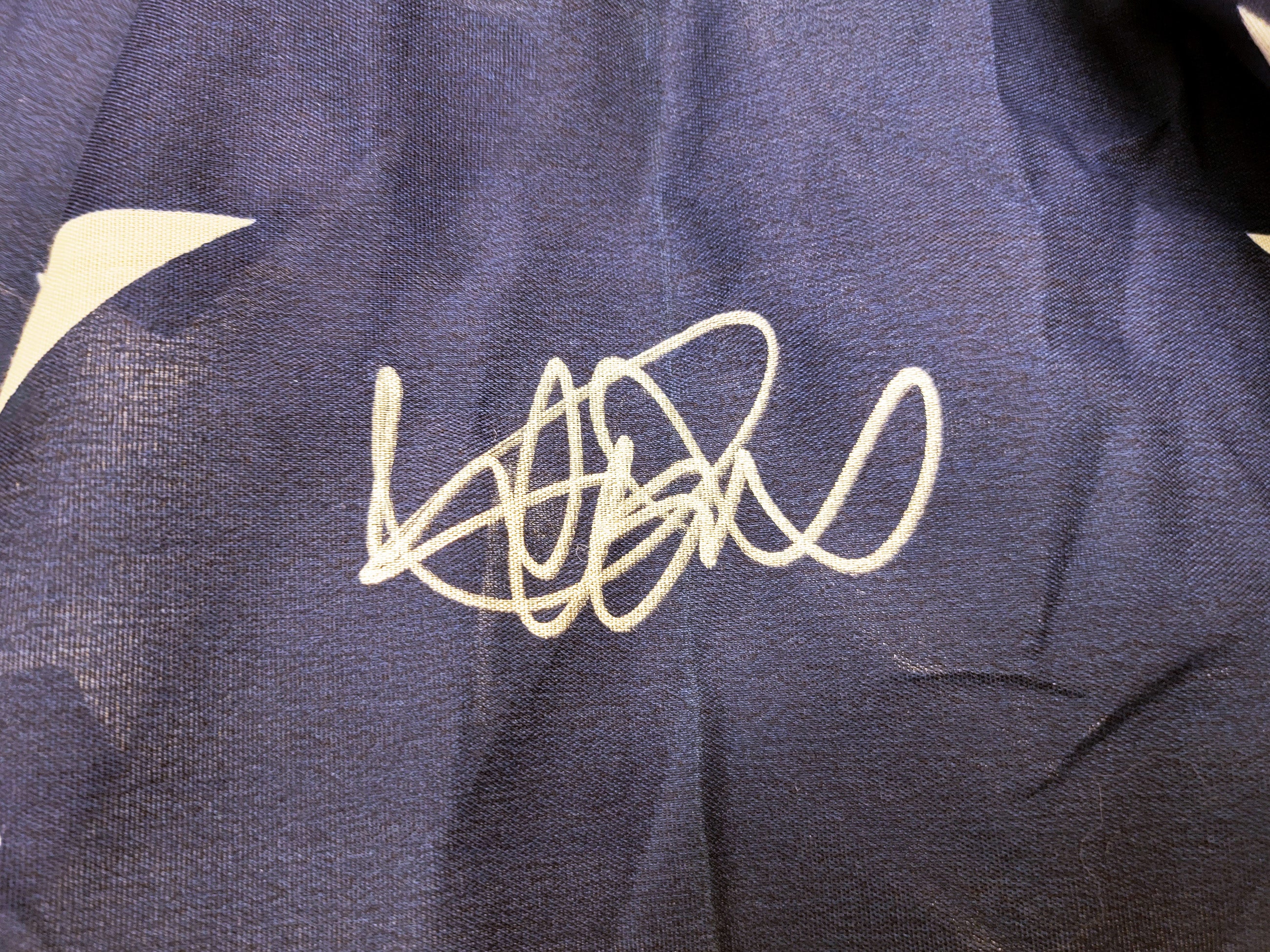 Ichiro Suzuki Autographed 2009 World Series Bunting Banner New York Yankees Stadium 300 Level IS Holo & Steiner Holo #106897 - Image 3