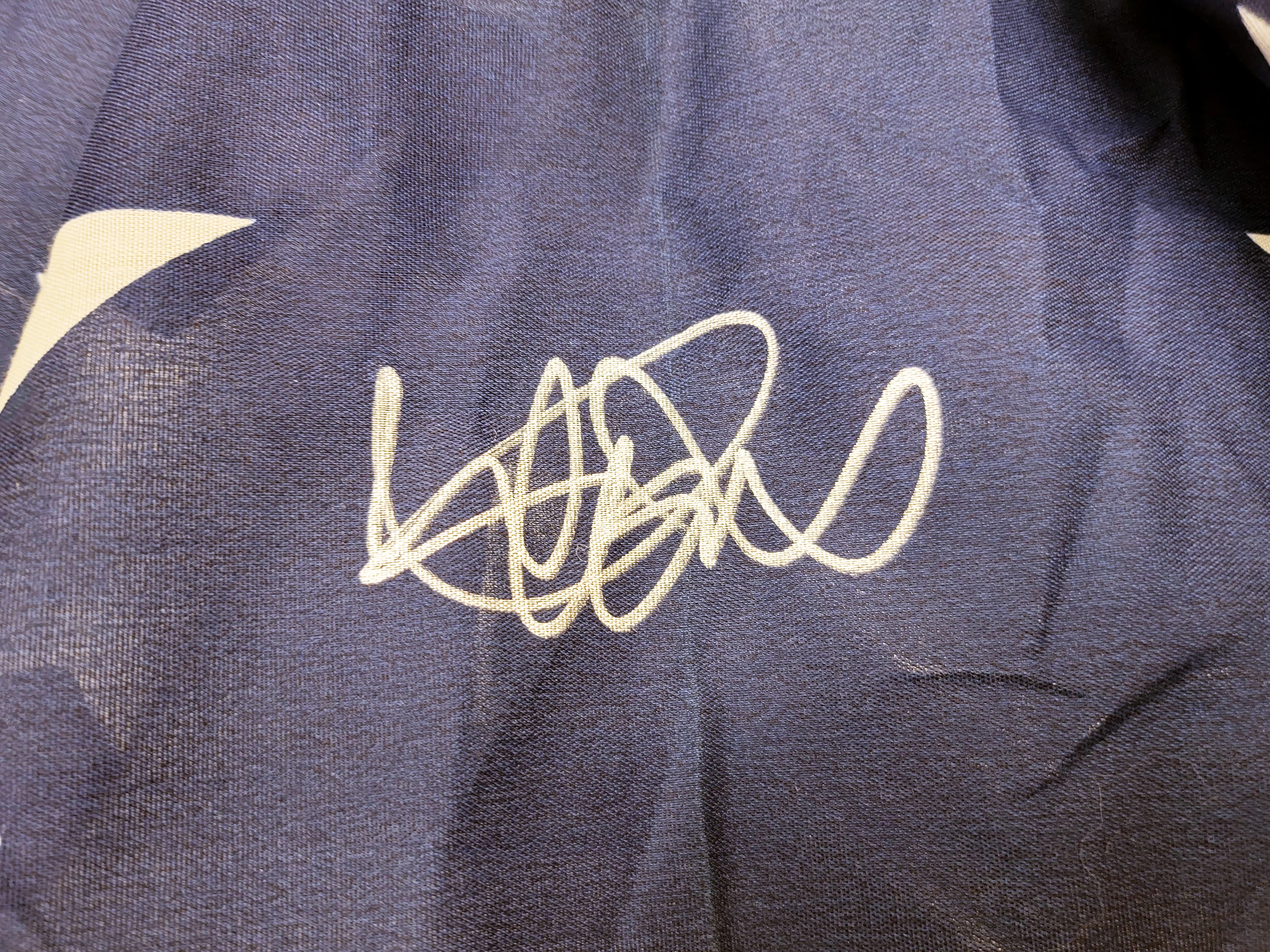 Ichiro Suzuki Autographed 2009 World Series Bunting Banner New York Yankees Stadium 300 Level IS Holo & Steiner Holo #106897 - Image 4