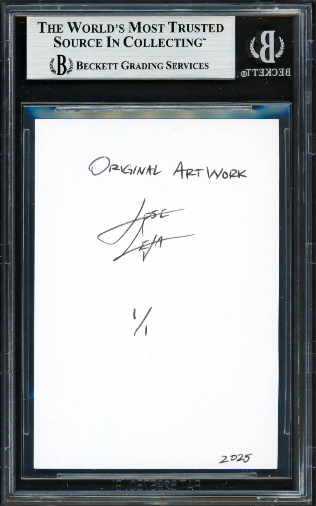 Ichiro Suzuki Autographed 2025 Original Art Sketch Card Seattle Mariners "HOF 25" #1/1 Beckett BAS #19208443 - Image 2