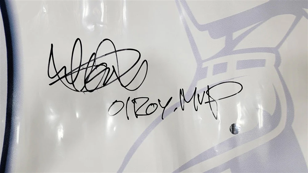 Ichiro Suzuki Autographed 36x96 2001 All Star Game Used Stadium Pepsi Banner Seattle Mariners "01 ROY/MVP" IS Holo SKU #209179 - Image 4