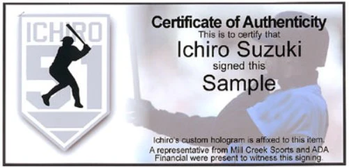 Ichiro Suzuki Autographed 8x10 Photo Seattle Mariners 2,000th Hit IS Holo Stock #21483 - Image 2