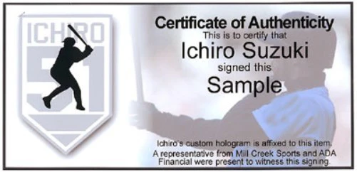Ichiro Suzuki Autographed 8x10 Photo Seattle Mariners Hitting IS Holo Stock #239716 - Image 2