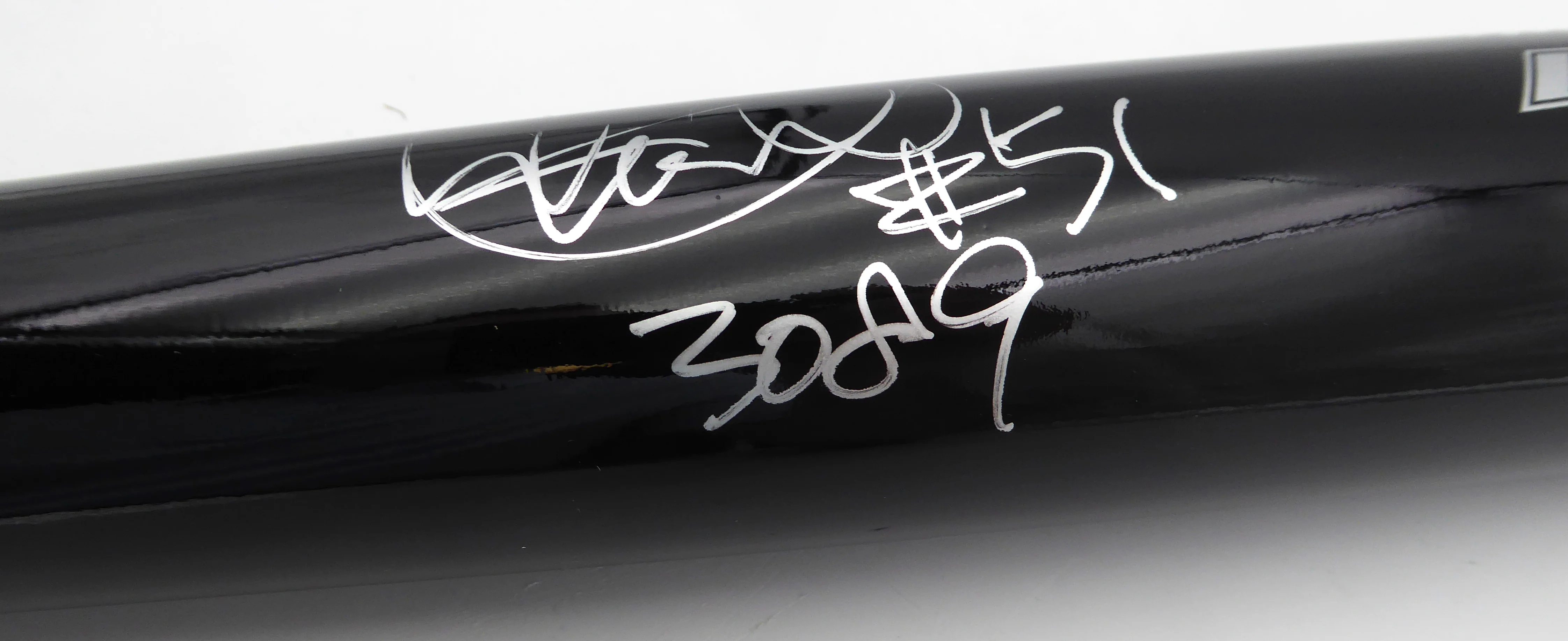 Ichiro Suzuki Autographed Black Mizuno Player Model Bat Seattle Mariners "#51 & 3089" SKU #229067 - Image 5