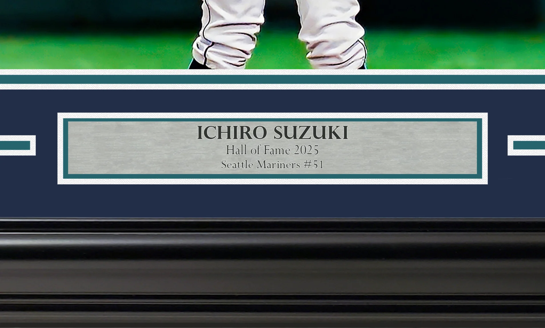 Ichiro Suzuki Autographed Framed 16x20 Photo Seattle Mariners Tokyo Dome Last Game IS Holo Stock #254240 - Image 5