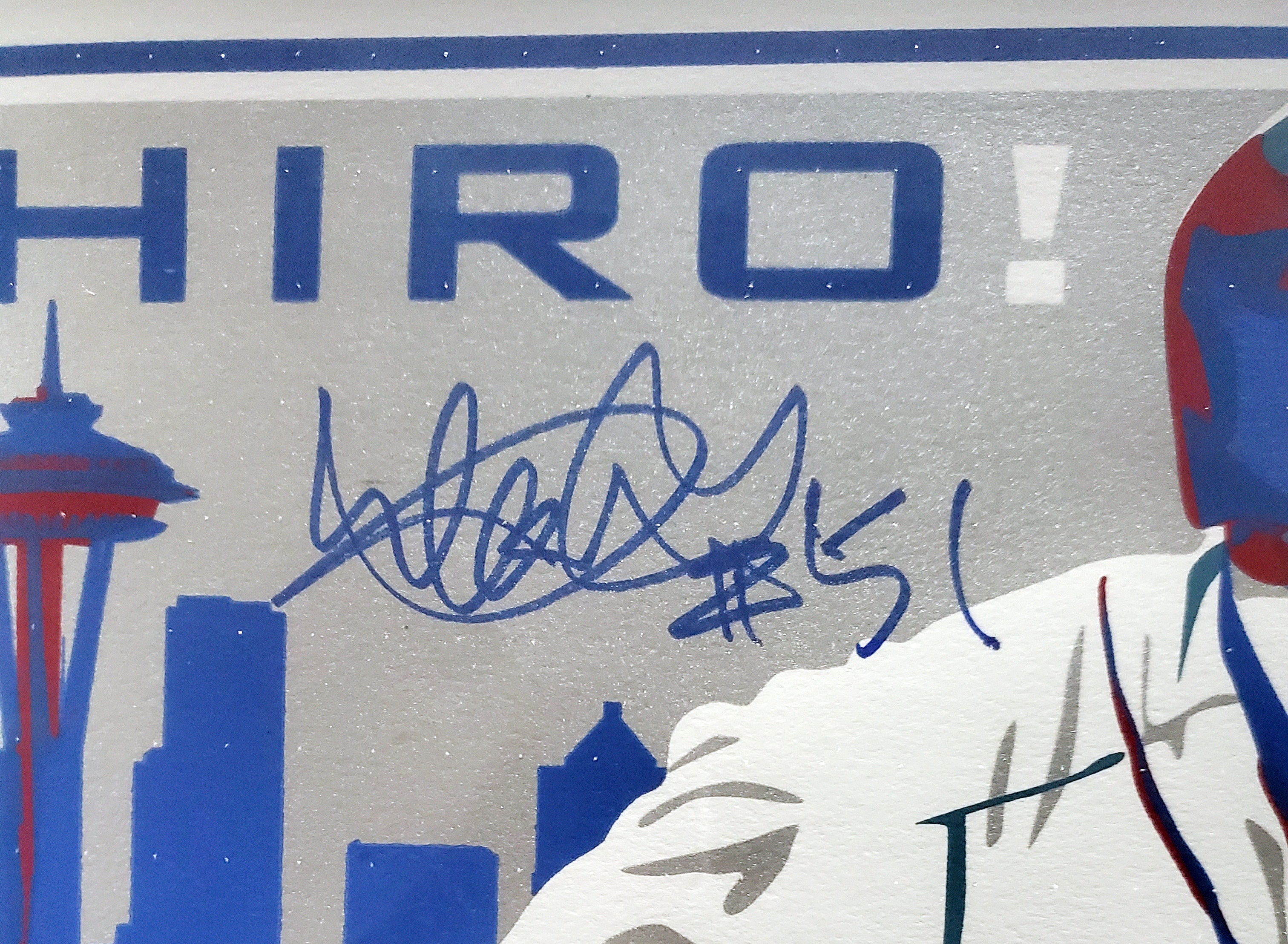 Ichiro Suzuki Autographed Framed 16x20 Topps Poster Seattle Mariners "#51" Artist Proof #13/250 IS Holo SKU #193883 - Image 3