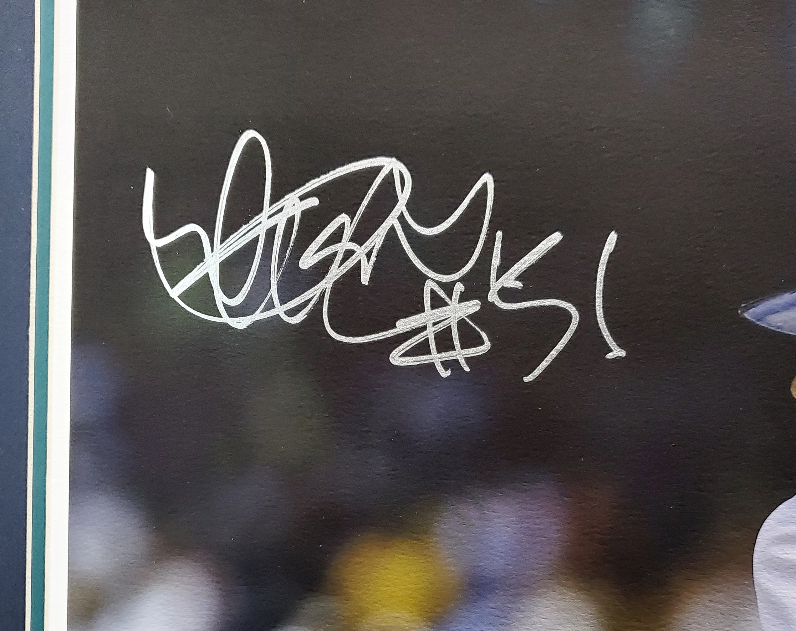 Ichiro Suzuki Autographed Framed 20x28 Photo Seattle Mariners "#51" IS Holo SKU #193886 - Image 3