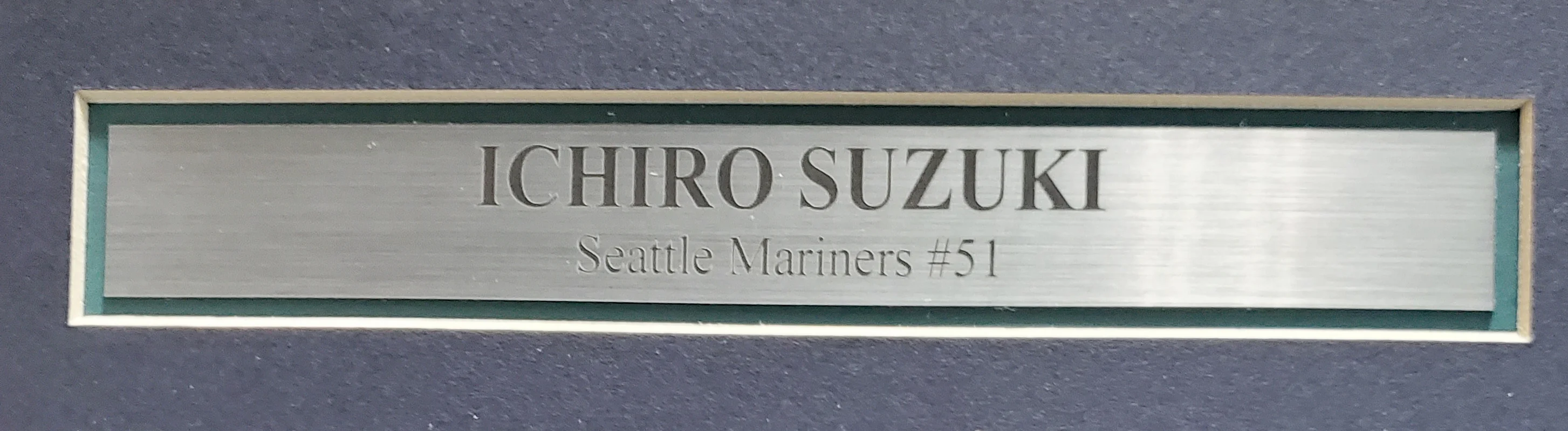 Ichiro Suzuki Autographed Framed 20x28 Photo Seattle Mariners "#51" IS Holo SKU #193886 - Image 4