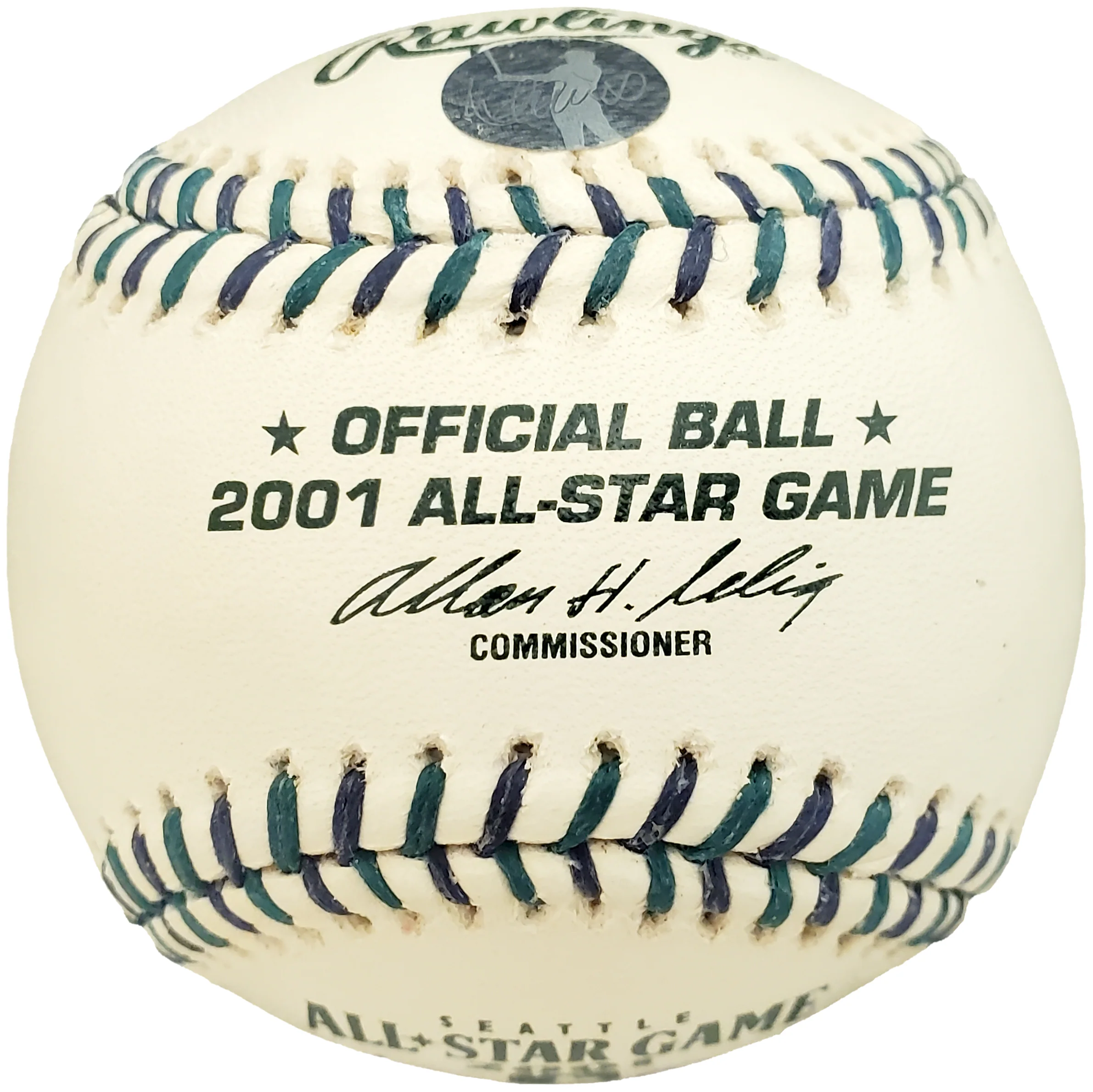Ichiro Suzuki Autographed Official 2001 All Star Game Baseball Seattle Mariners Under Logo IS Holo Stock #190508 - Image 2