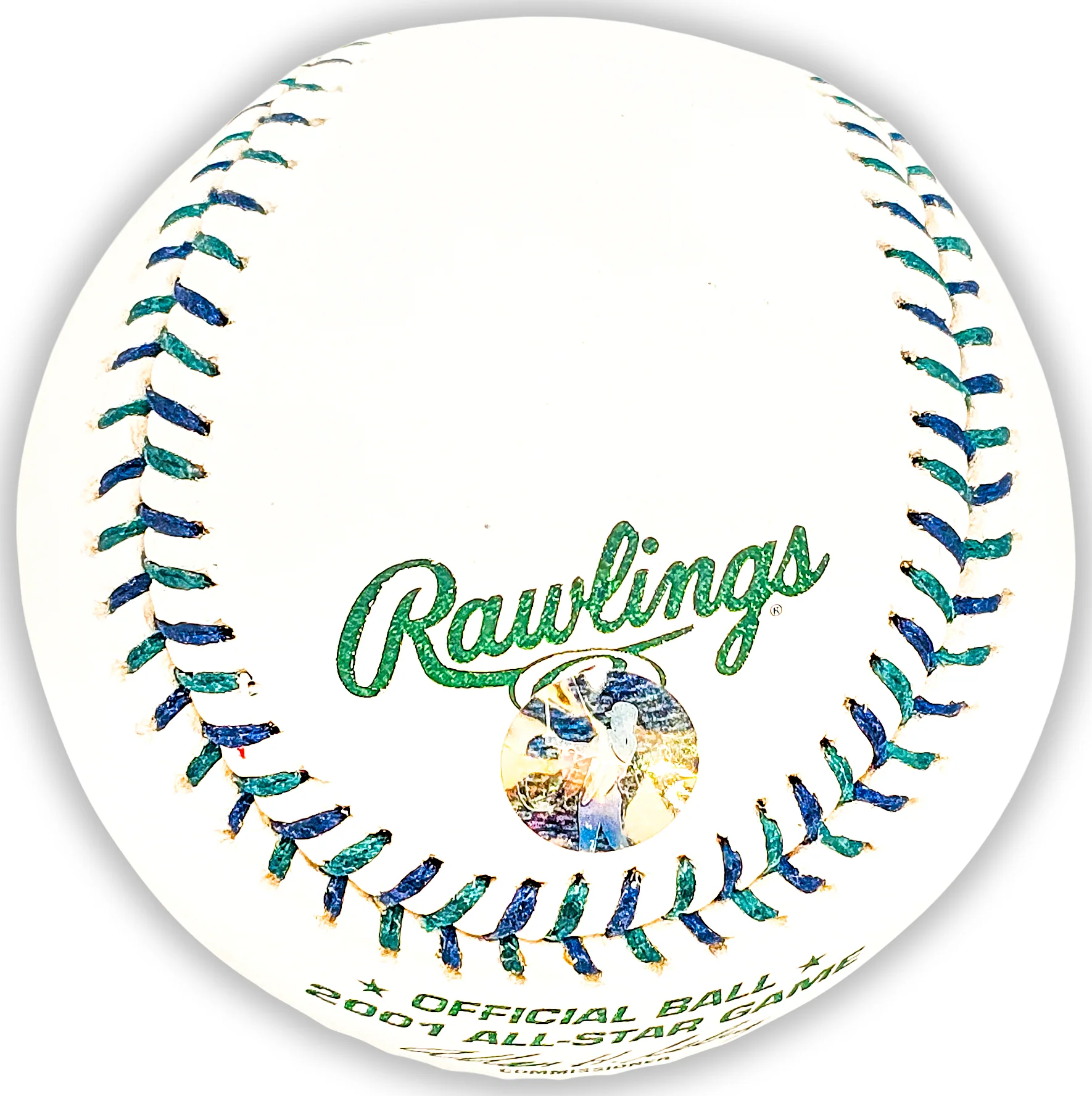 Ichiro Suzuki Autographed Official 2001 All Star Game Logo Game Baseball Seattle Mariners "#51" IS Holo Stock #220214 - Image 3