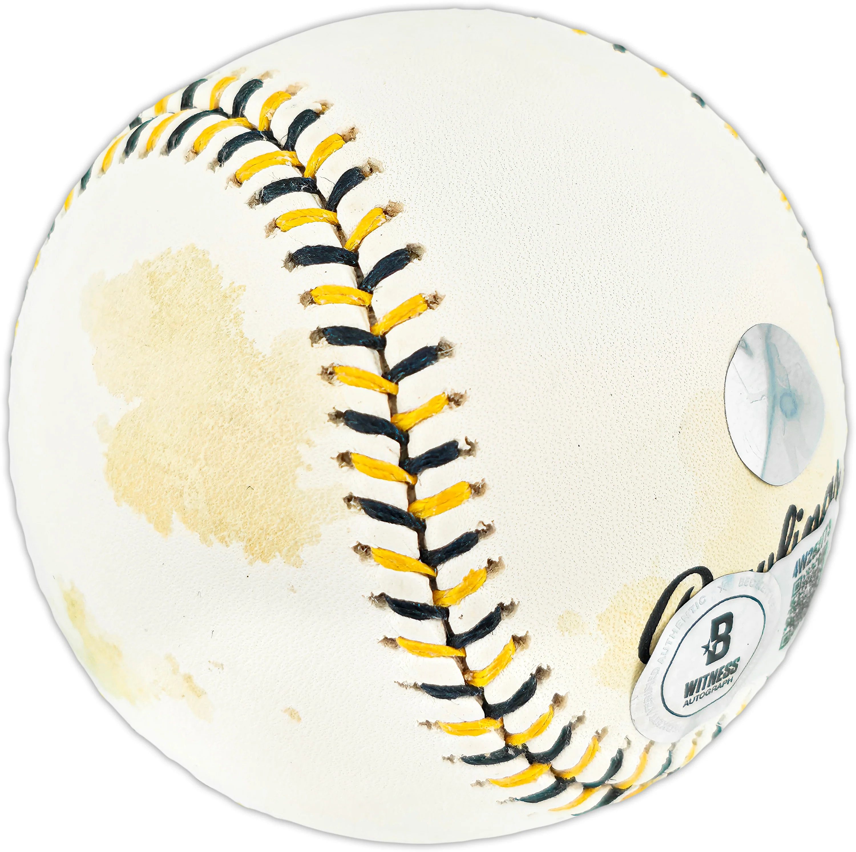 Ichiro Suzuki Autographed Official 2006 All Star Game Logo Baseball Seattle Mariners Beckett BAS Witness #4W252773 - Image 4