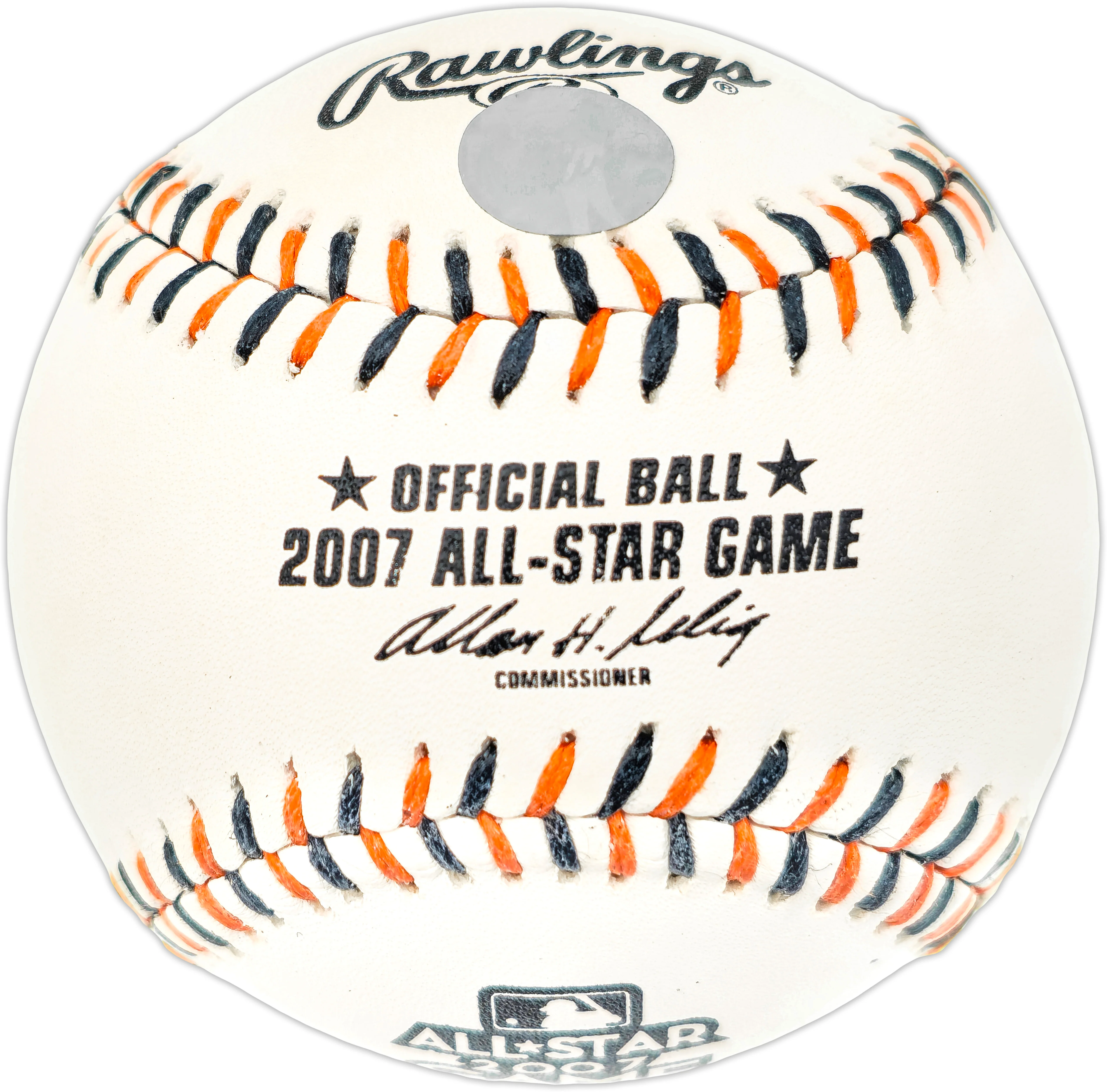 Ichiro Suzuki Autographed Official 2007 All Star Game Logo Baseball Seattle Mariners IS Holo SKU #237504 - Image 2