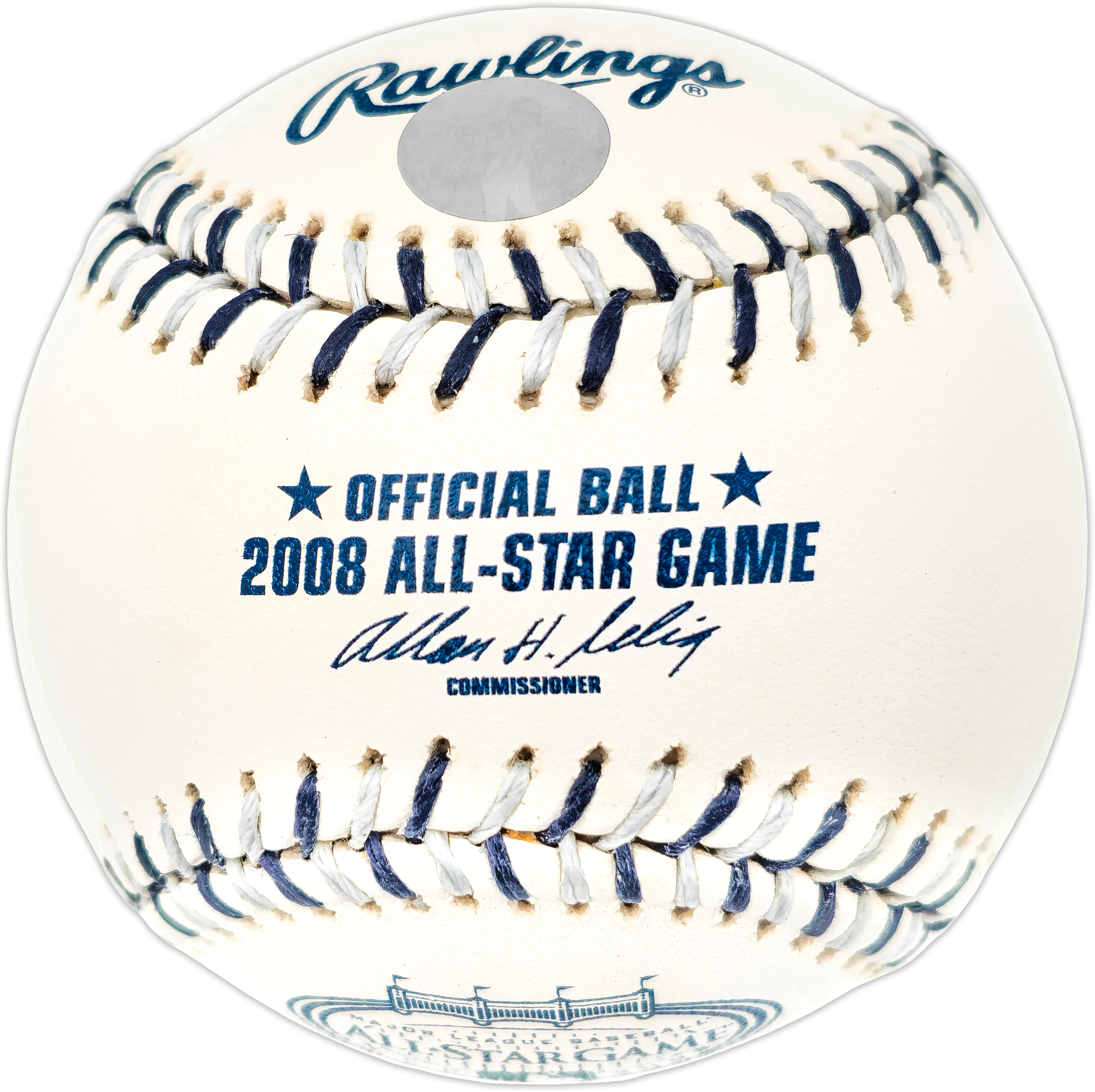 Ichiro Suzuki Autographed Official 2008 All Star Game Logo Baseball Seattle Mariners "#51" IS Holo SKU #237496 - Image 2